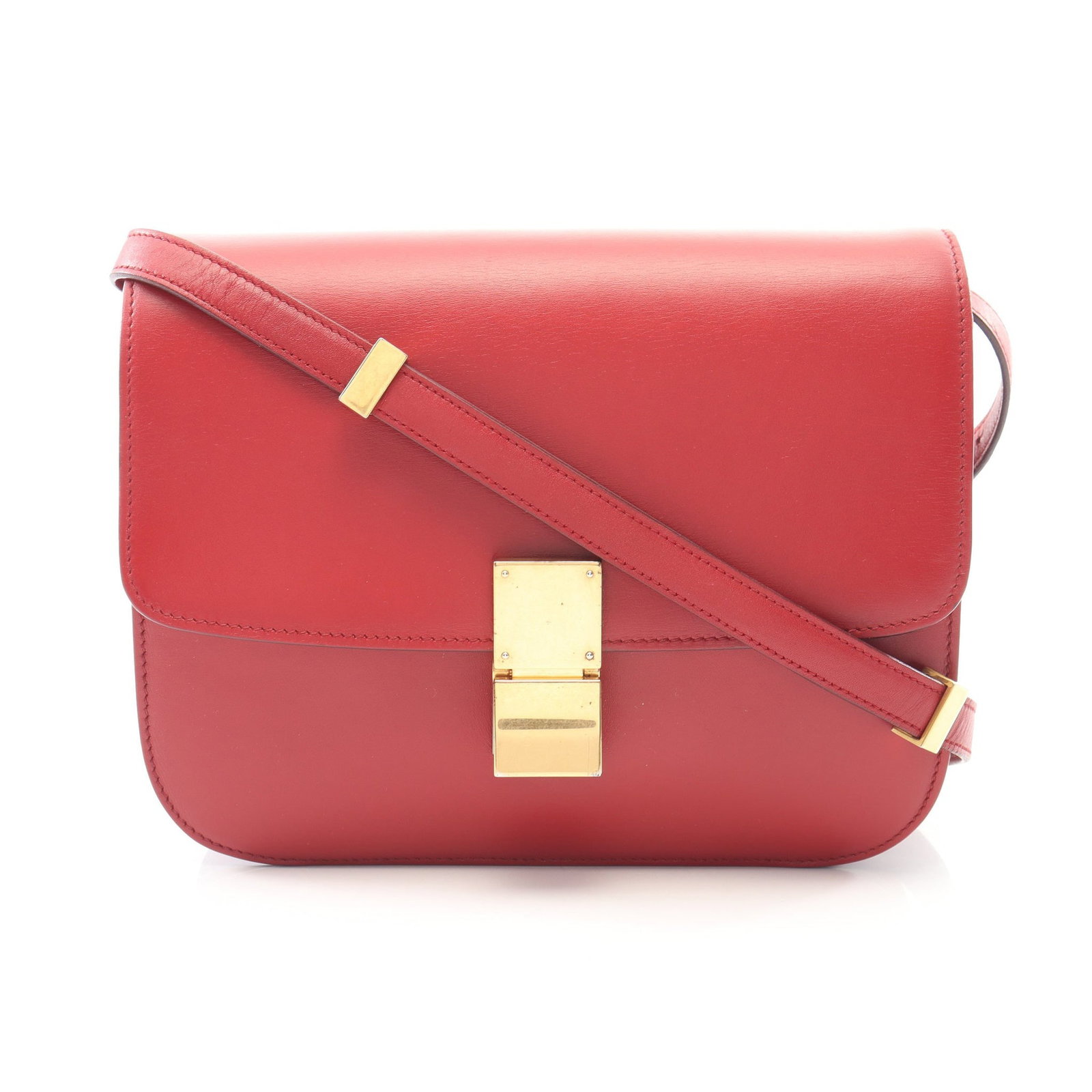 Celine Classic Box Medium Red (1 of 8)