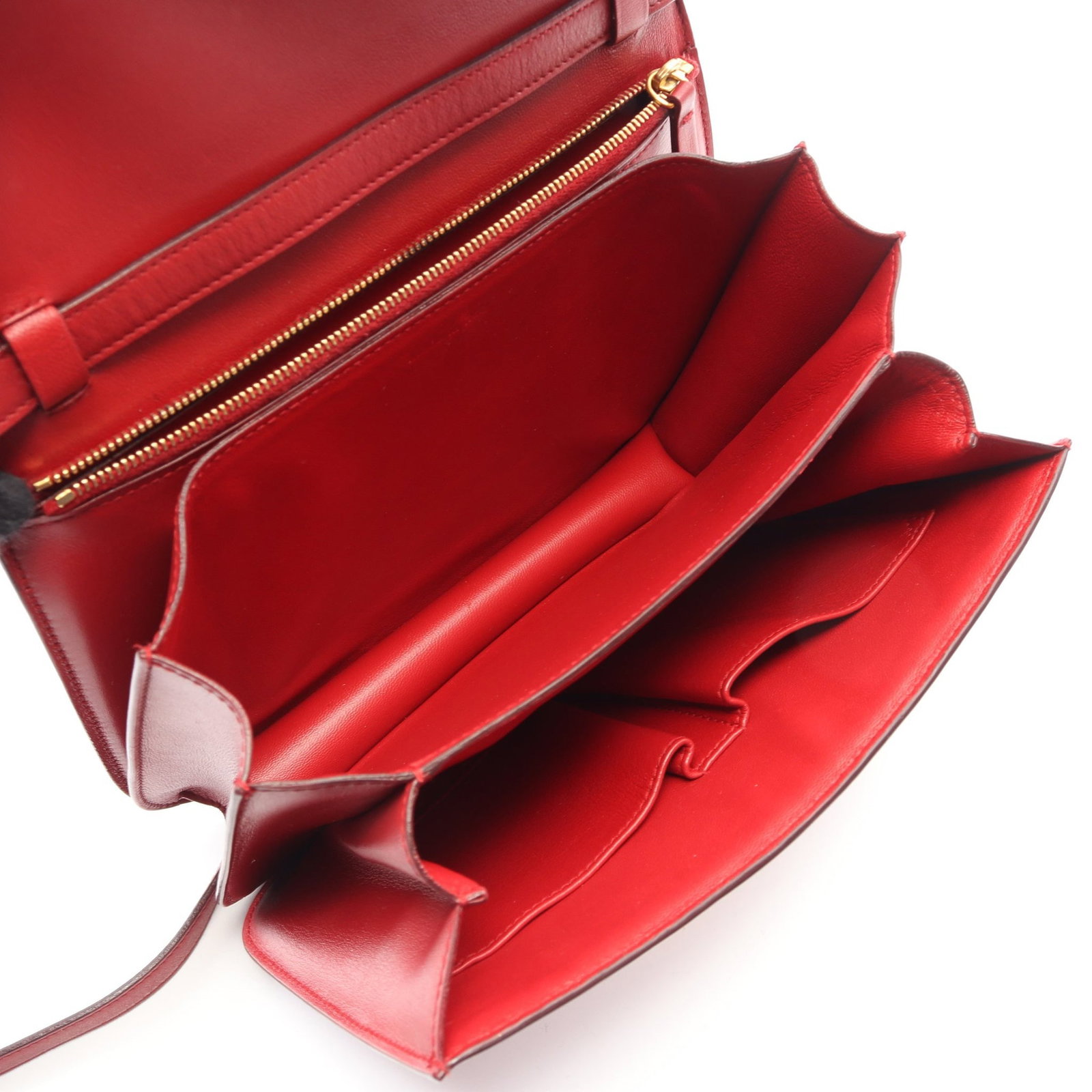 Celine Classic Box Medium Red - 3