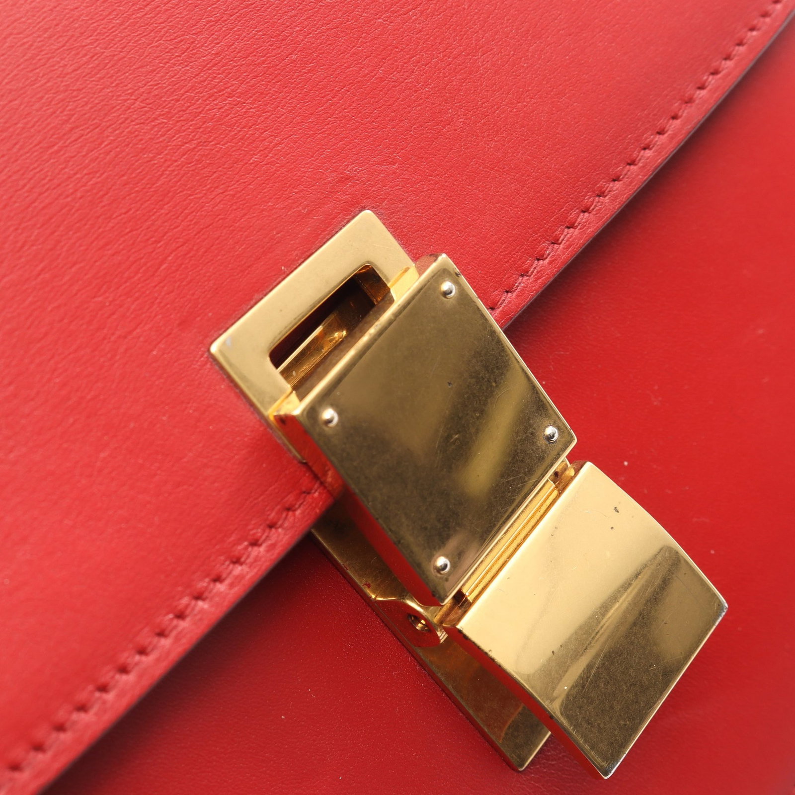 Celine Classic Box Medium Red - 6