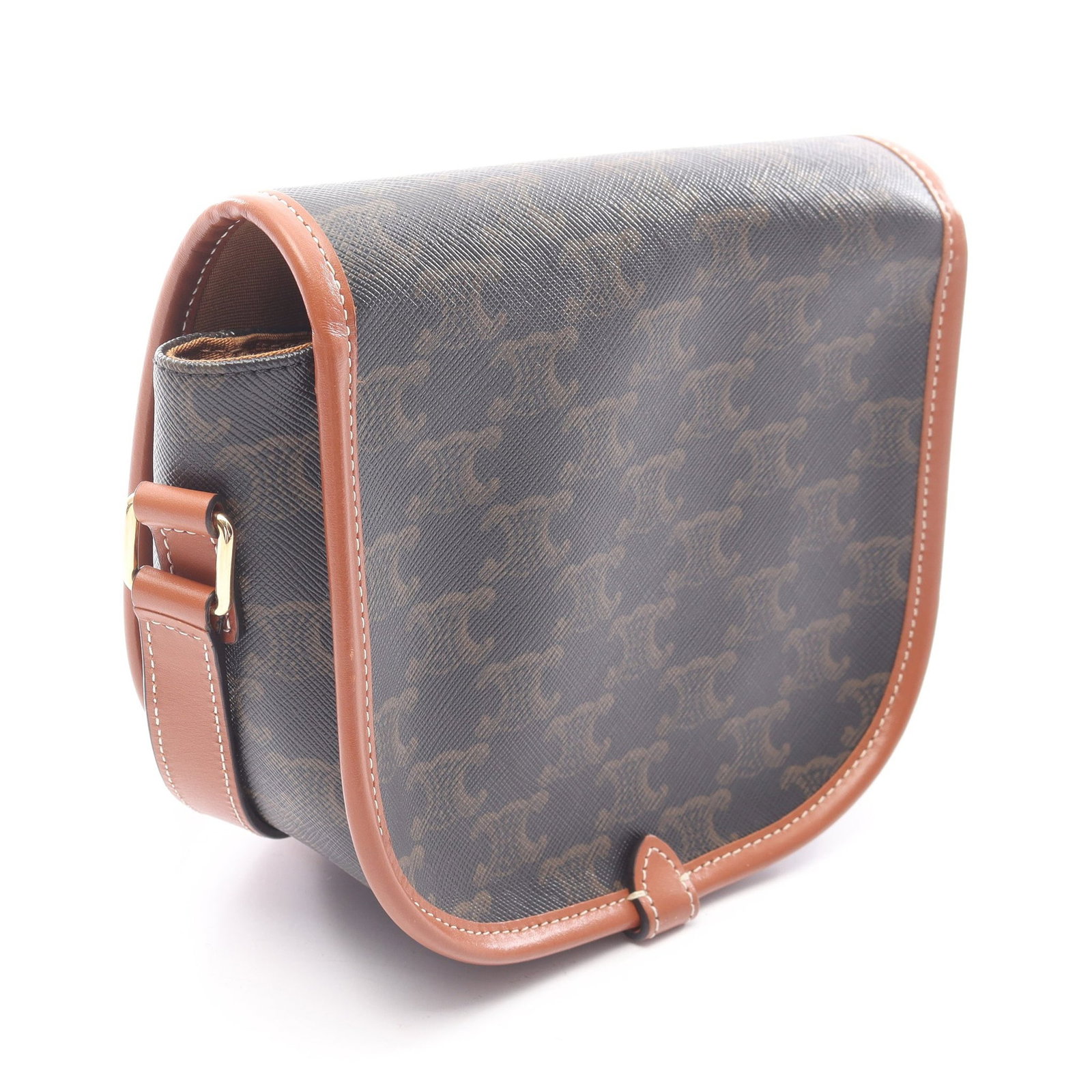 Celine Folco Medium Triomphe Black Brown - 2