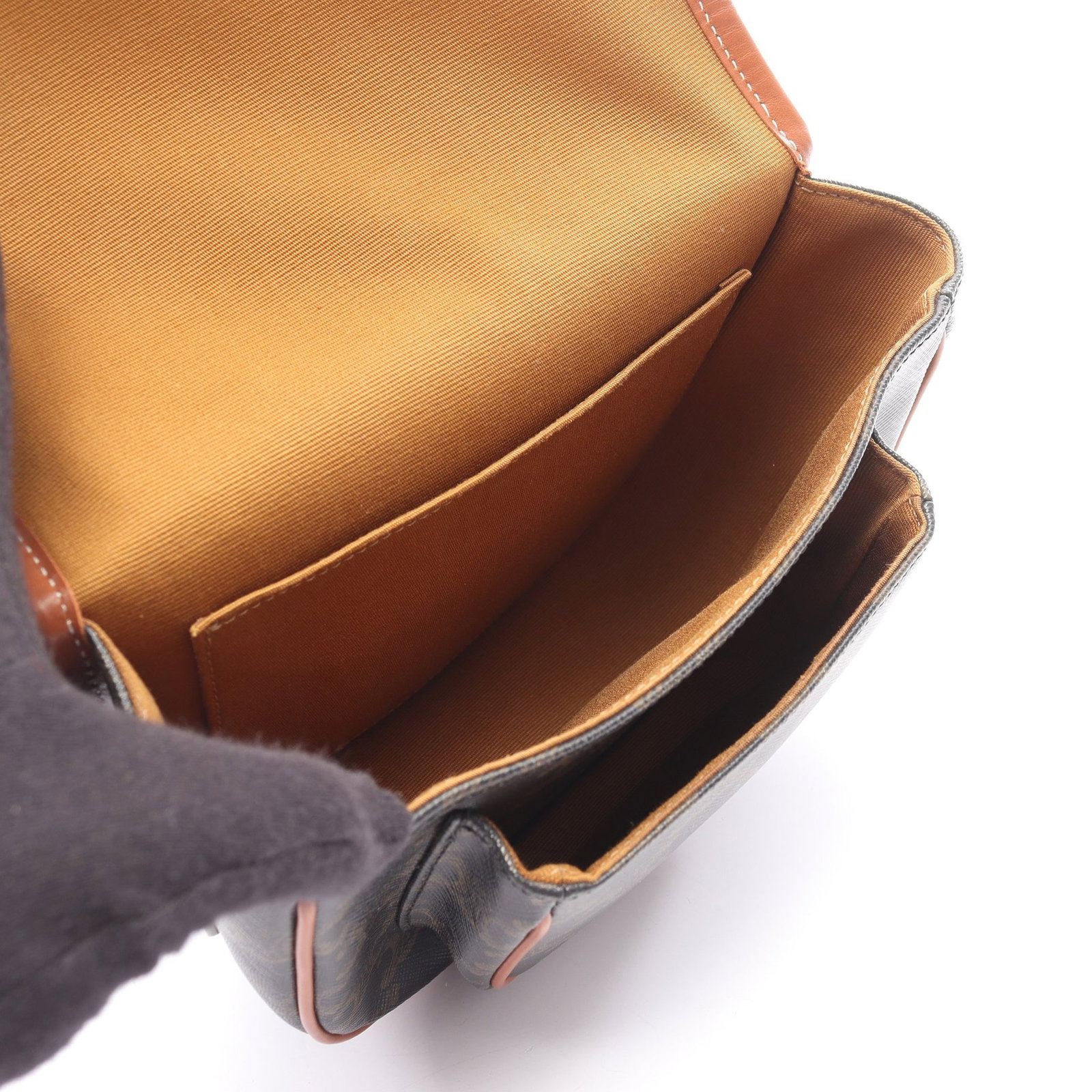 Celine Folco Medium Triomphe Black Brown - 3