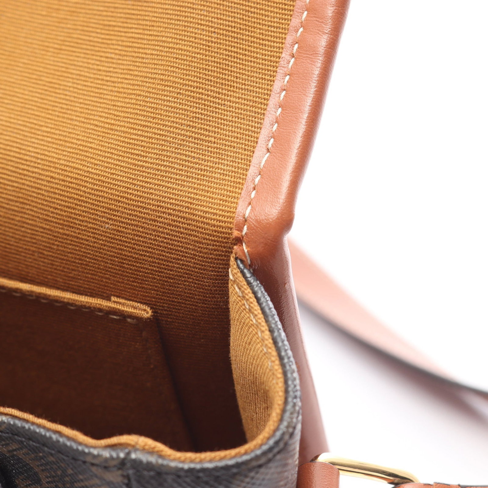 Celine Folco Medium Triomphe Black Brown - 5