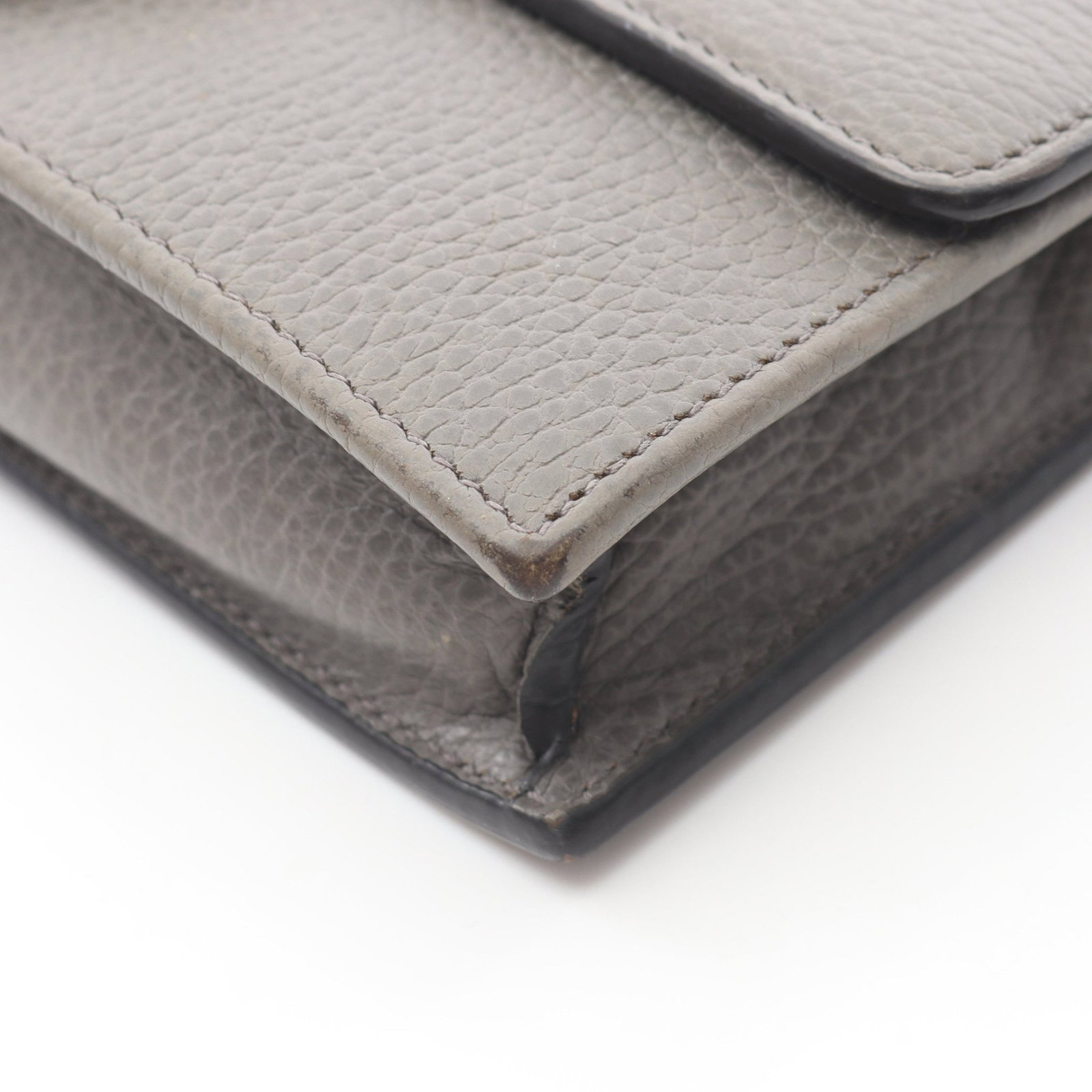 Gucci Interlocking G Chain Wallet Gray - 8