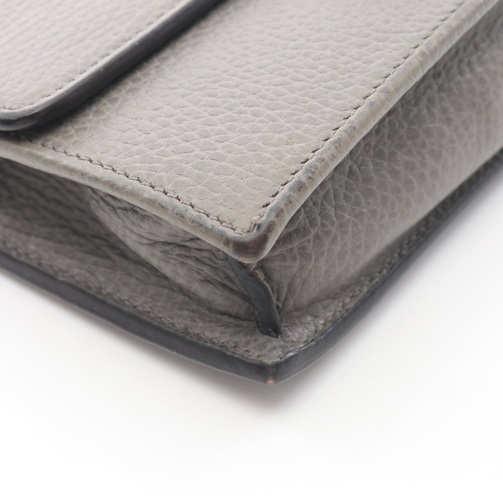 Gucci Interlocking G Chain Wallet Gray - 9