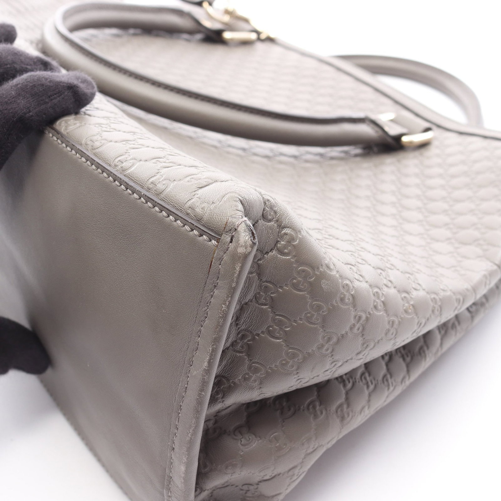 Gucci Micro GG Guccissima 2Way Gray - 11