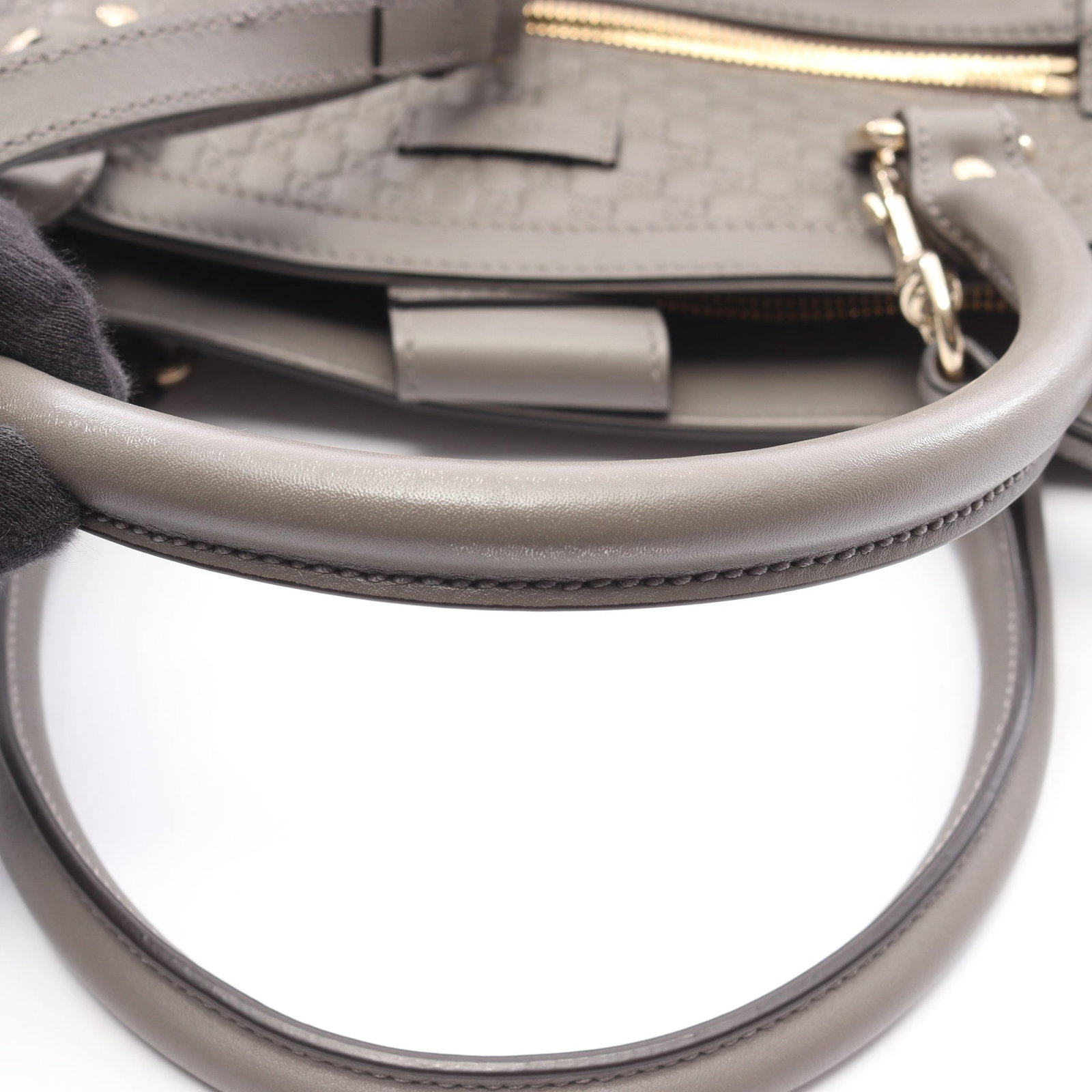 Gucci Micro GG Guccissima 2Way Gray - 14