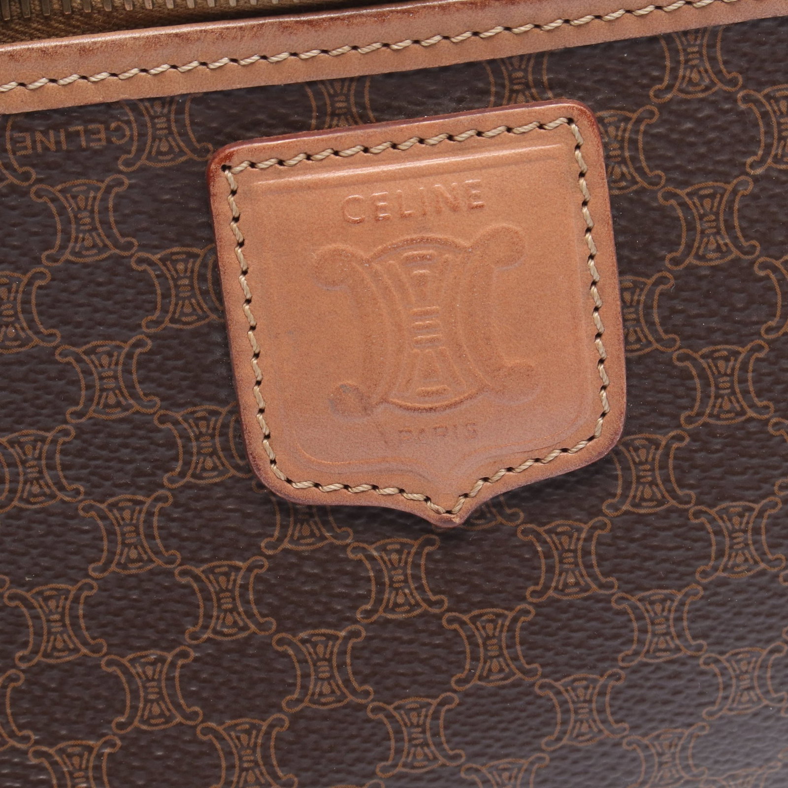 Celine Macadam Shoulder Brown - 11