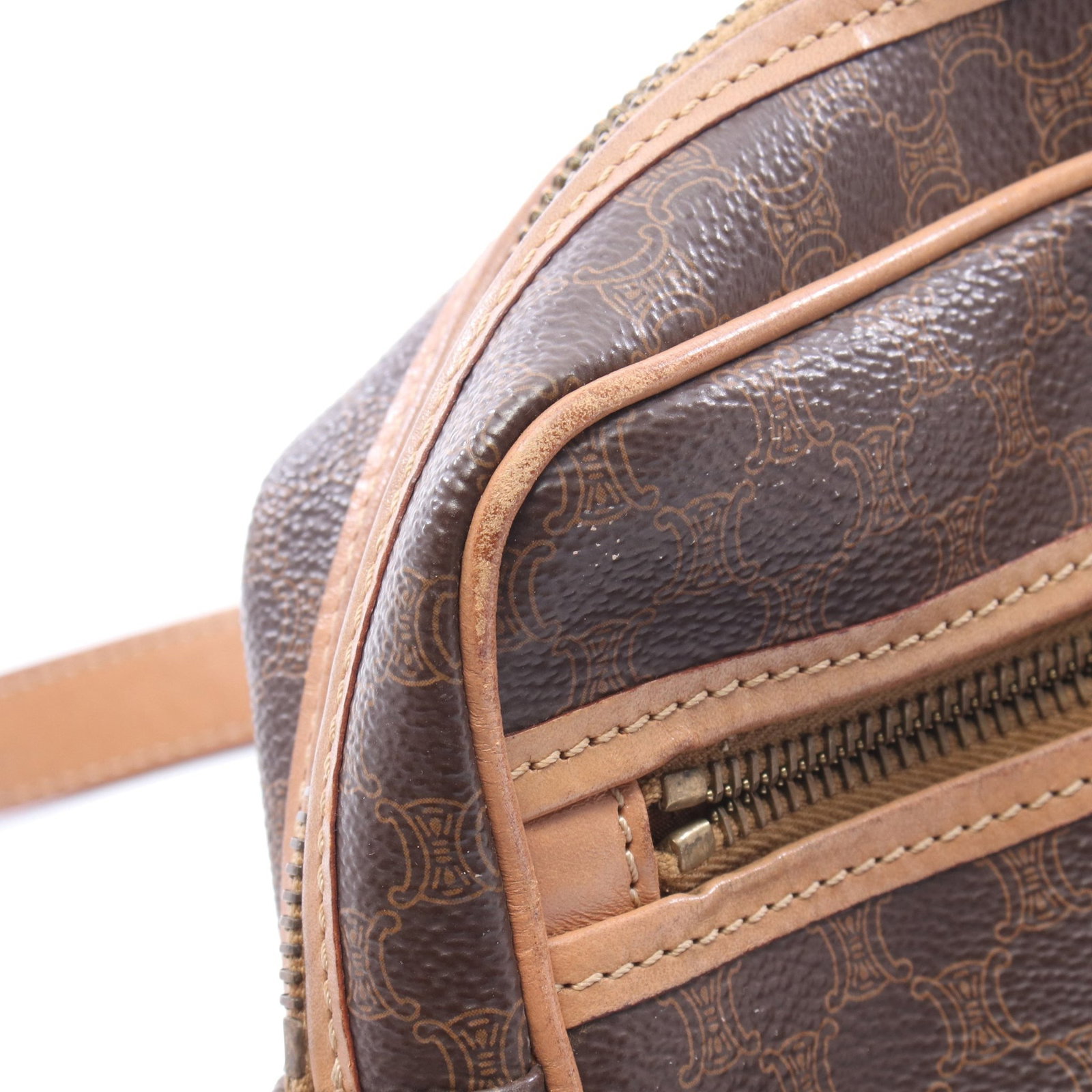Celine Macadam Shoulder Brown - 12