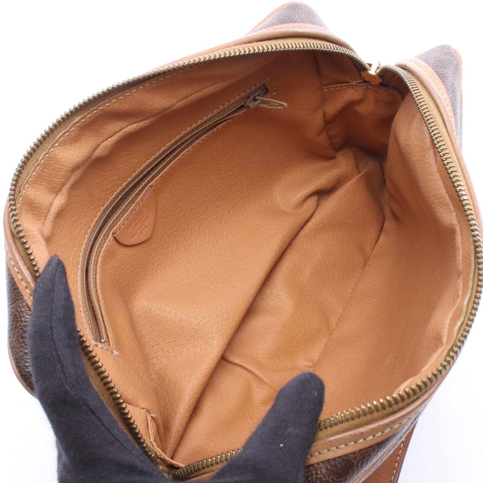 Celine Macadam Shoulder Brown - 3