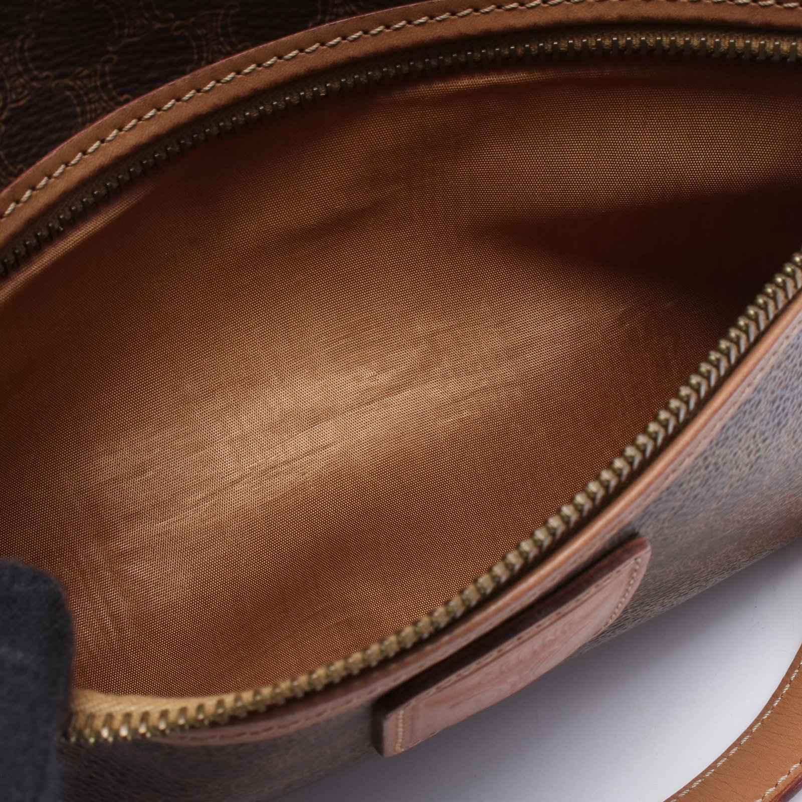 Celine Macadam Shoulder Brown - 5