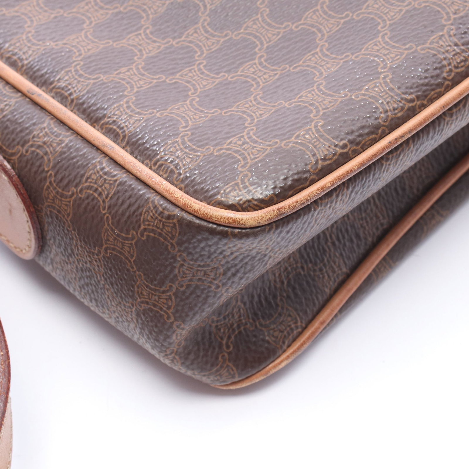 Celine Macadam Shoulder Brown - 7