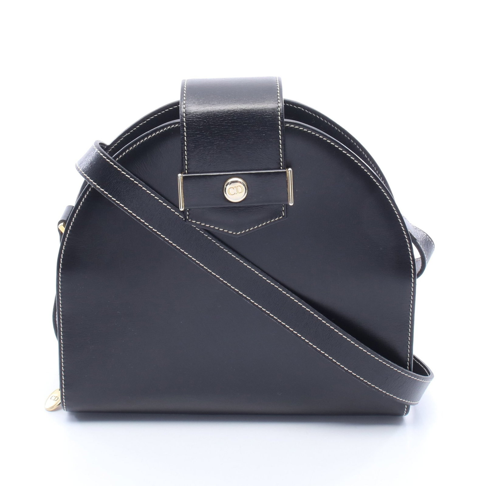 Dior Shoulder Bag Leather Black (1 of 11)