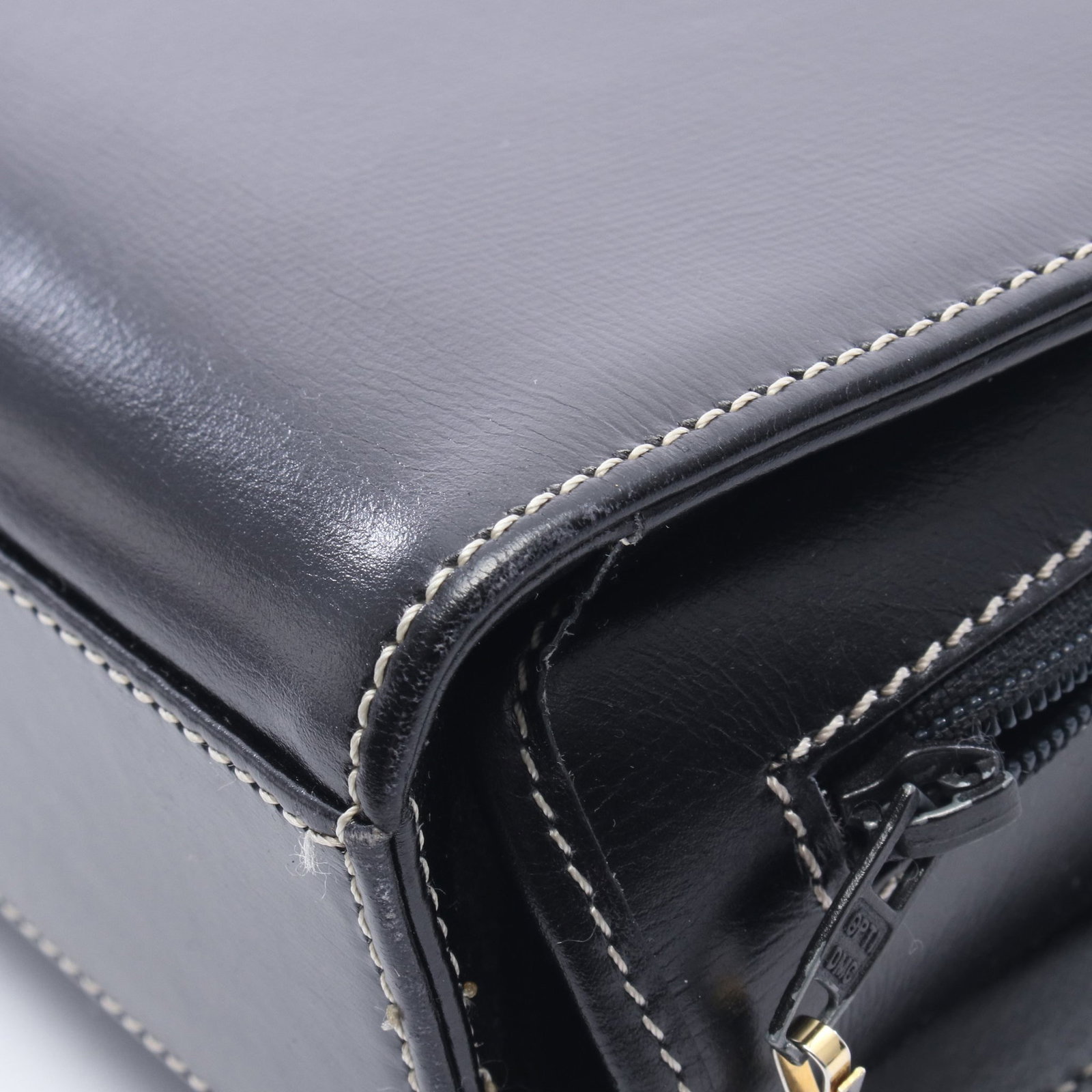Dior Shoulder Bag Leather Black - 7