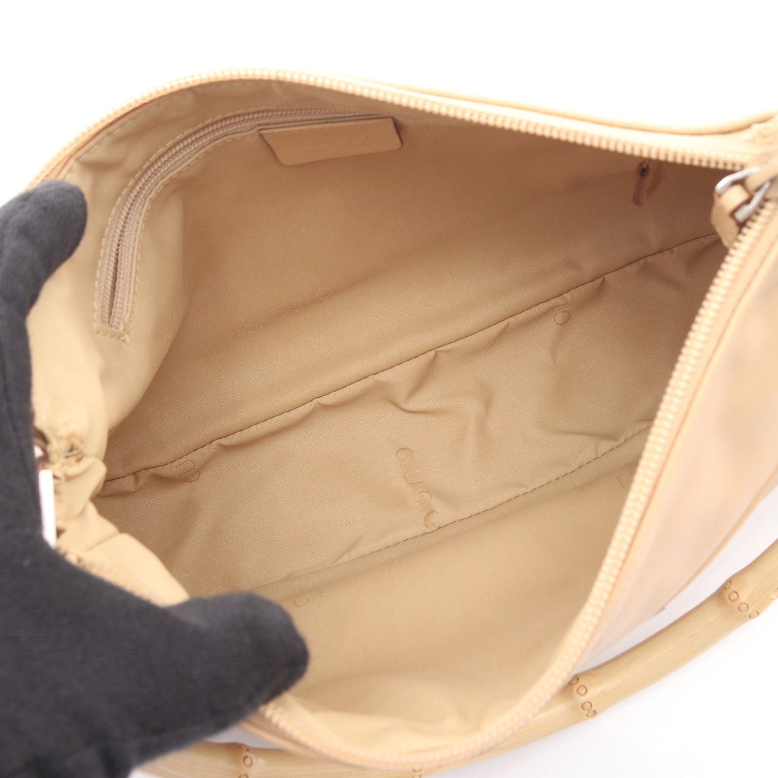 Gucci Bamboo Handbag Beige - 3