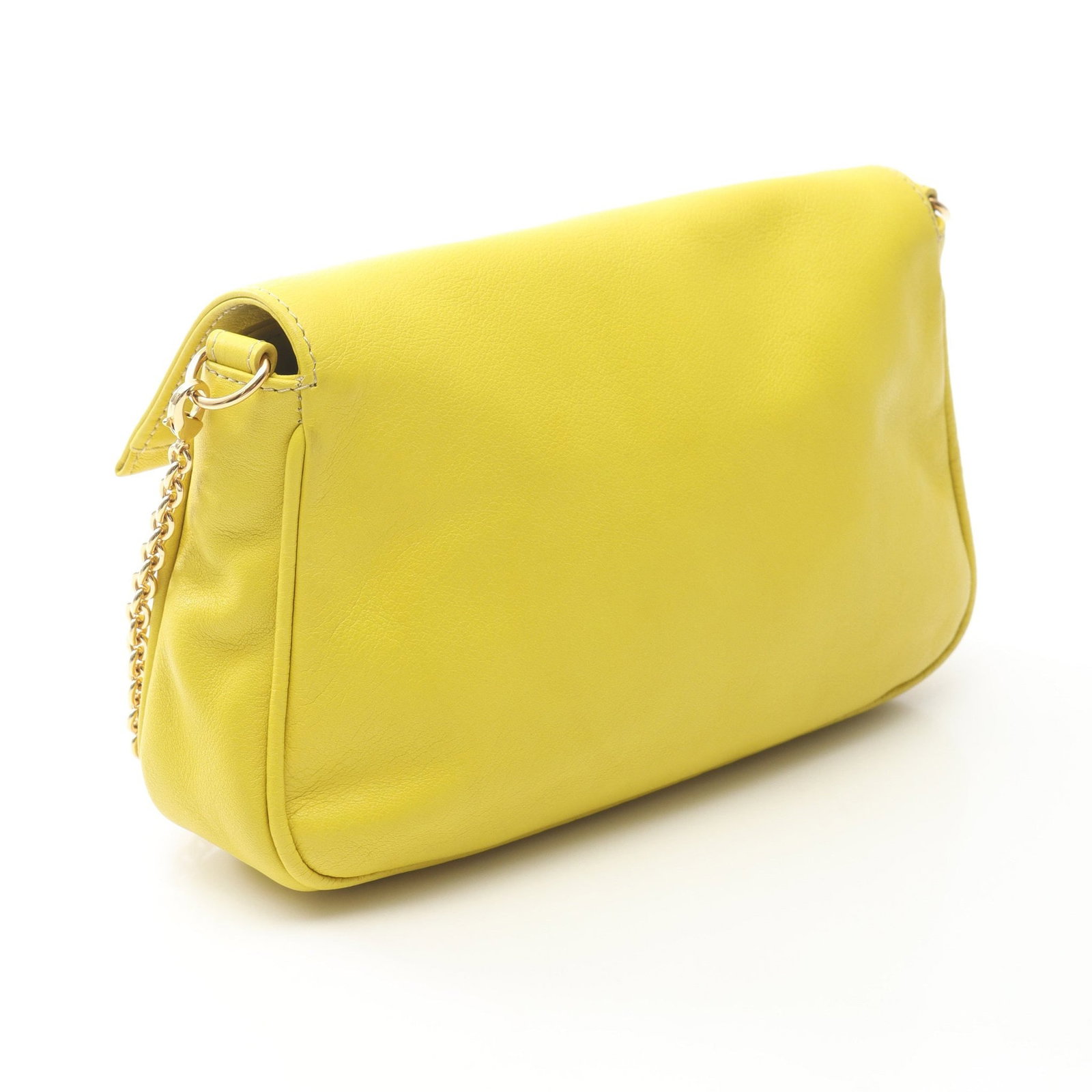 Fendi Chain Shoulder Yellow - 2