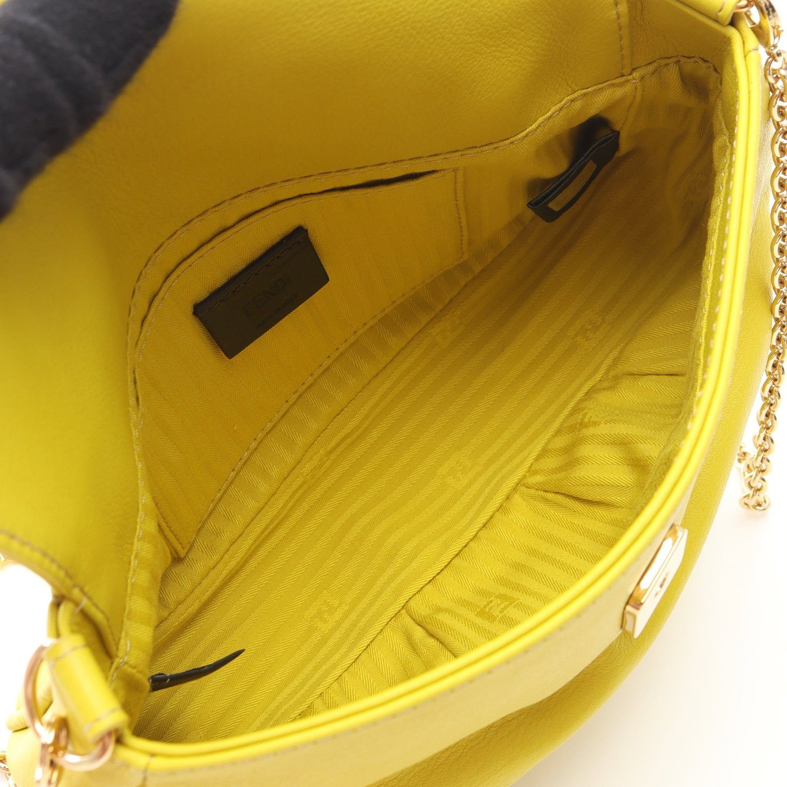 Fendi Chain Shoulder Yellow - 3