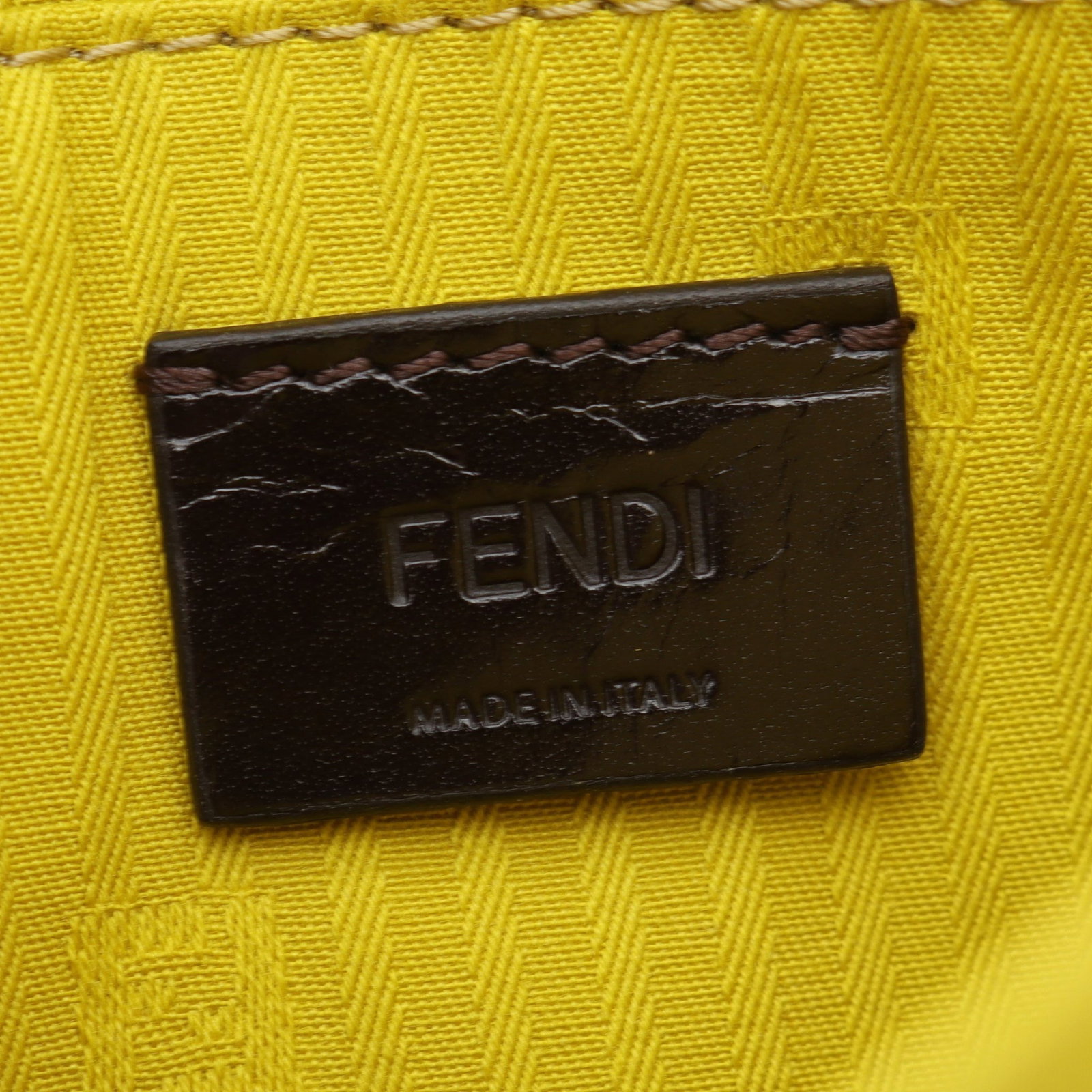 Fendi Chain Shoulder Yellow - 4