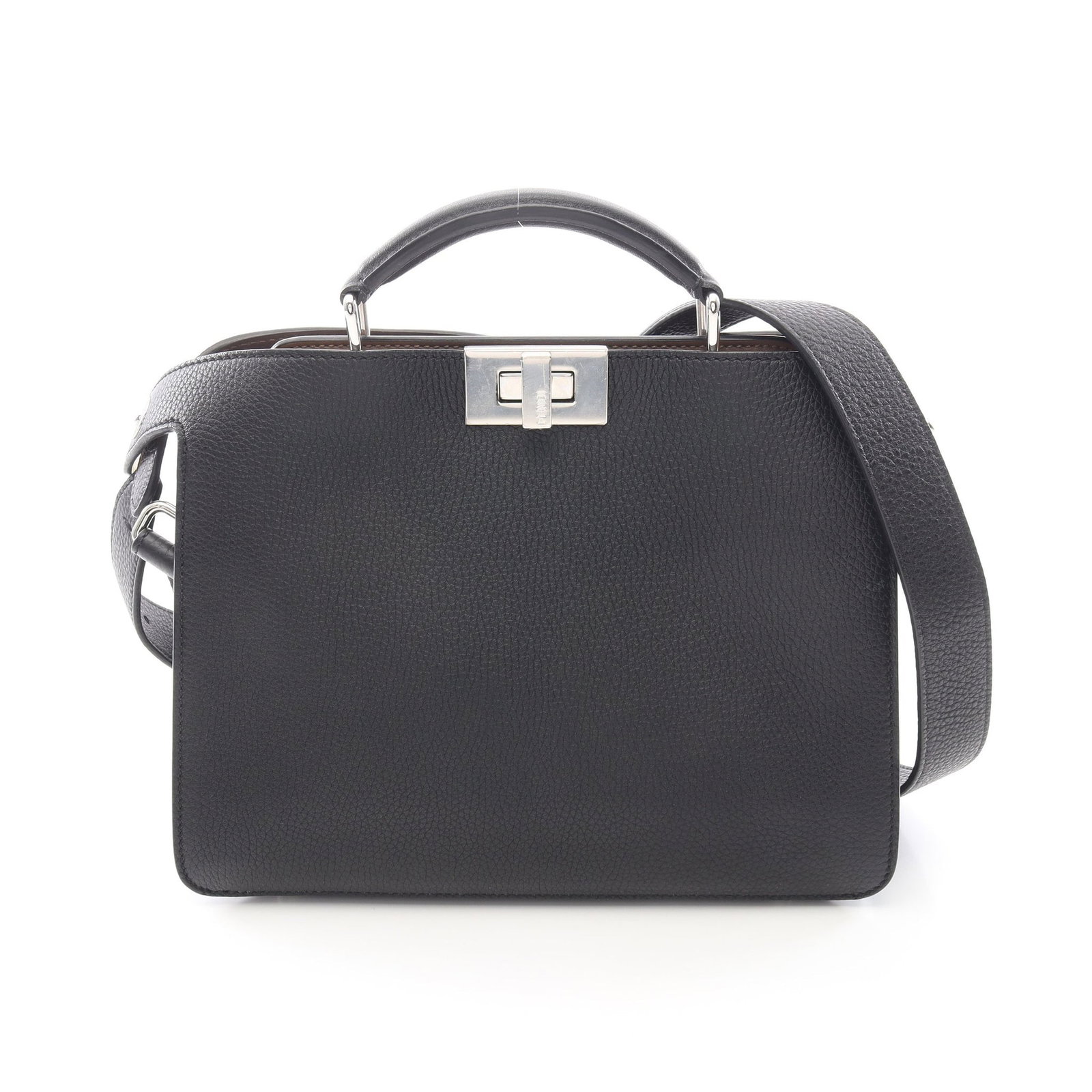 Fendi Peekaboo ISeeU Small Black (1 of 7)