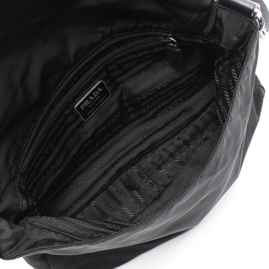 Prada Triangle Logo Shoulder Nylon Black - 3