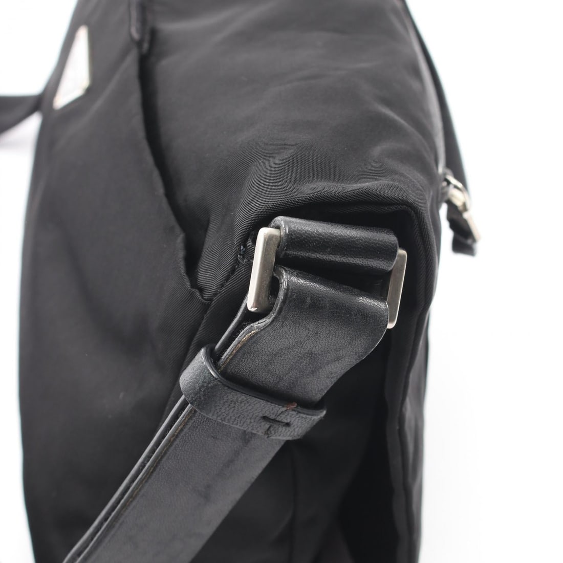 Prada Triangle Logo Shoulder Nylon Black - 8