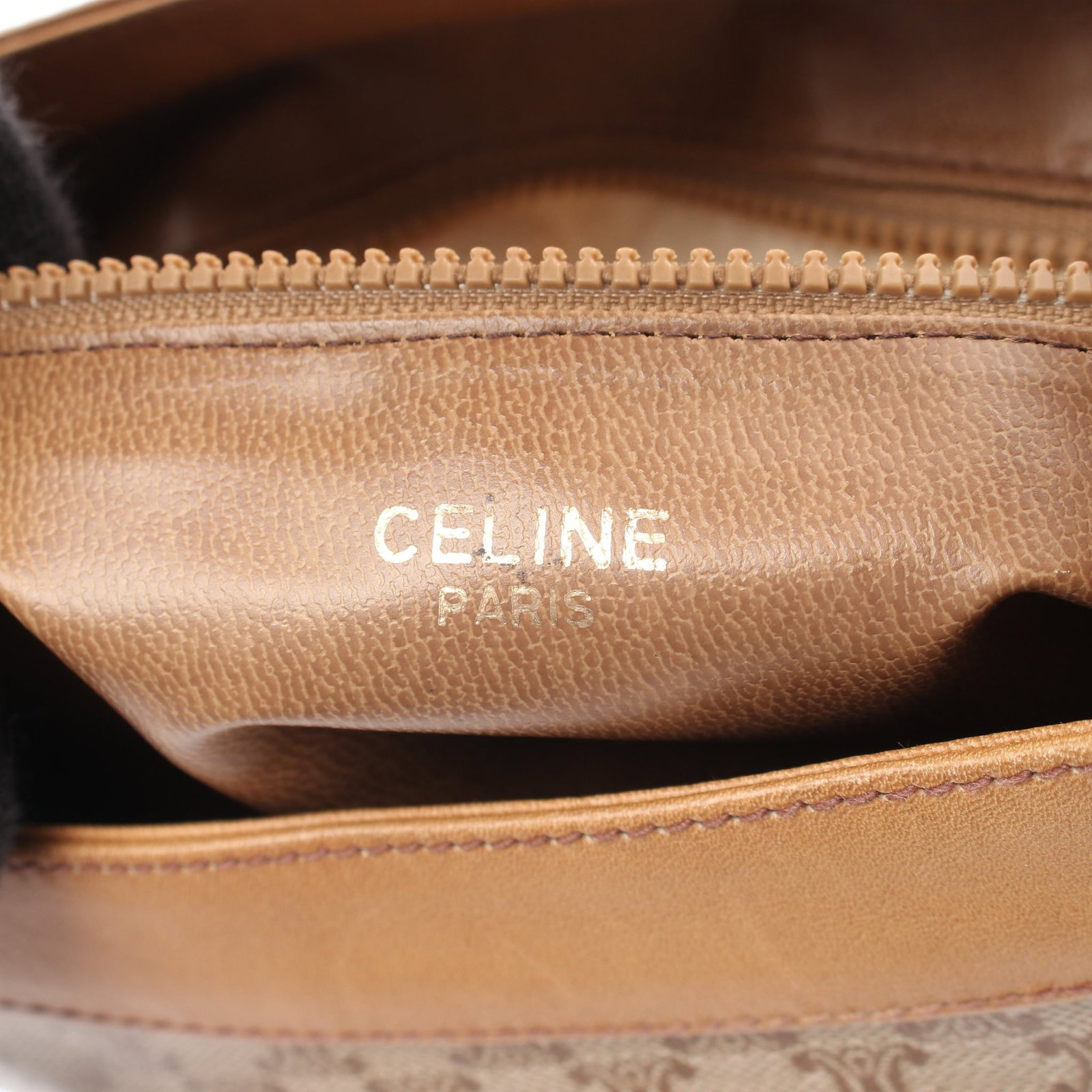 Celine Triomphe Hobo Beige Brown - 4