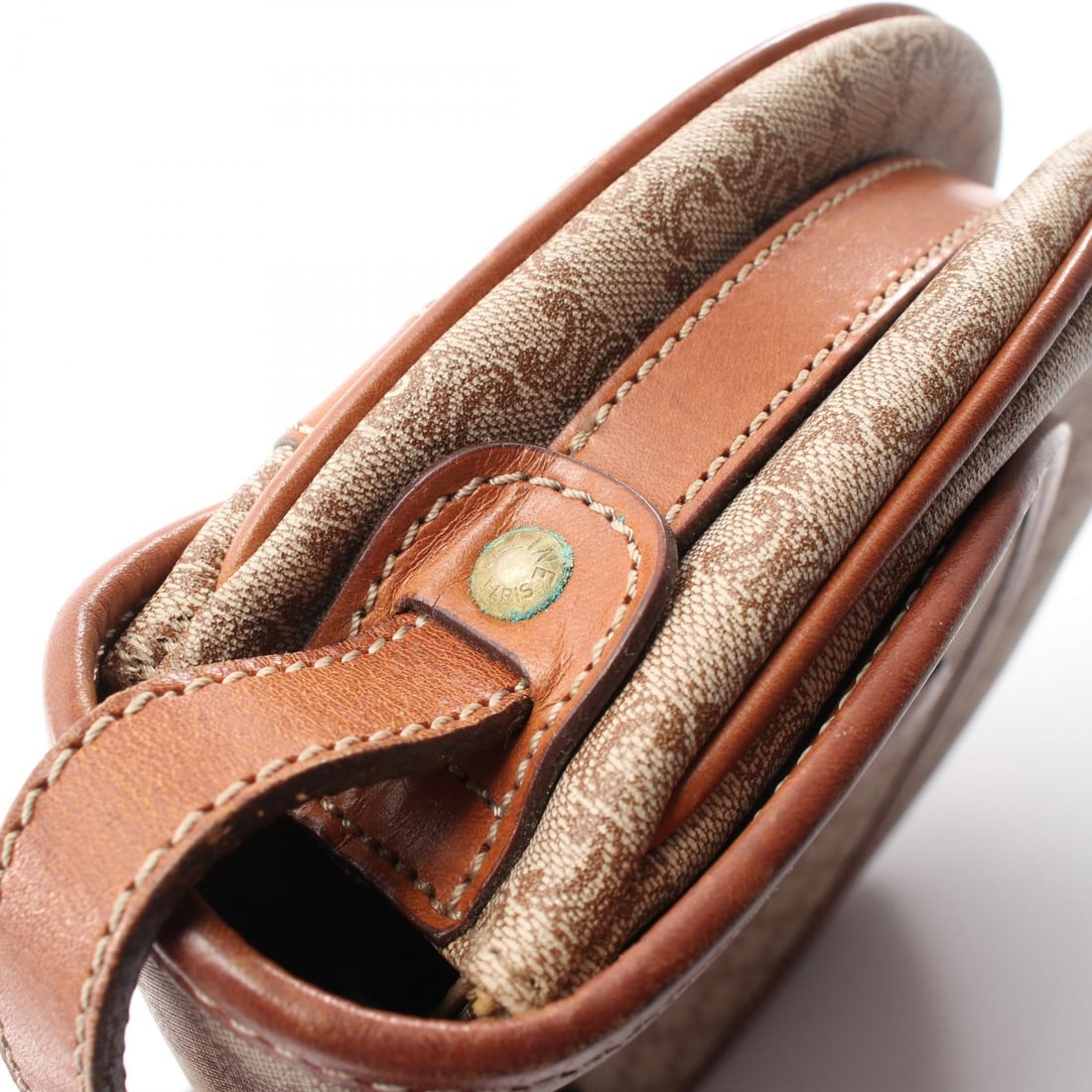 Celine Triomphe Shoulder Beige Brown - 7