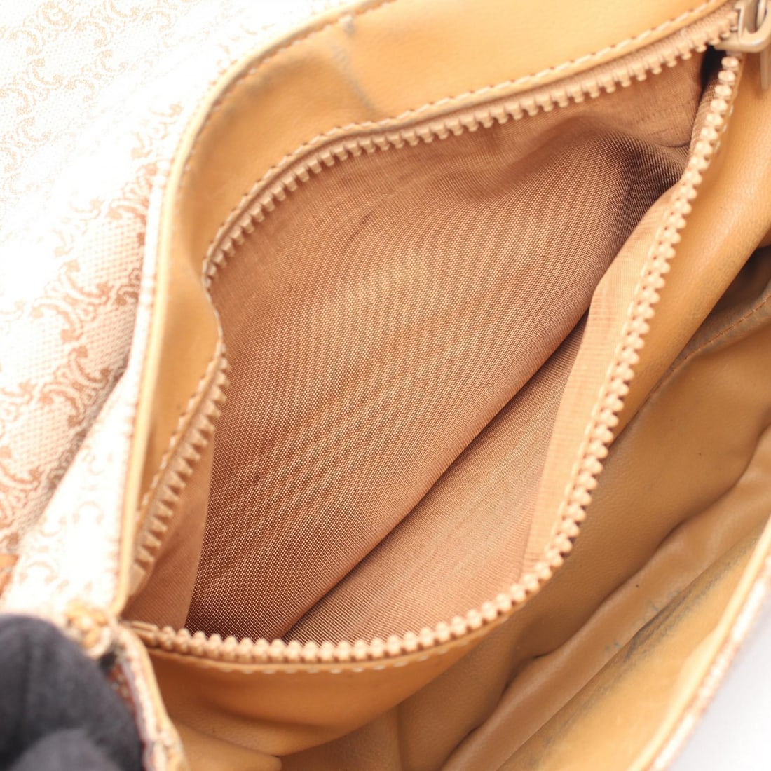 Celine Triomphe Shoulder Beige Brown - 9