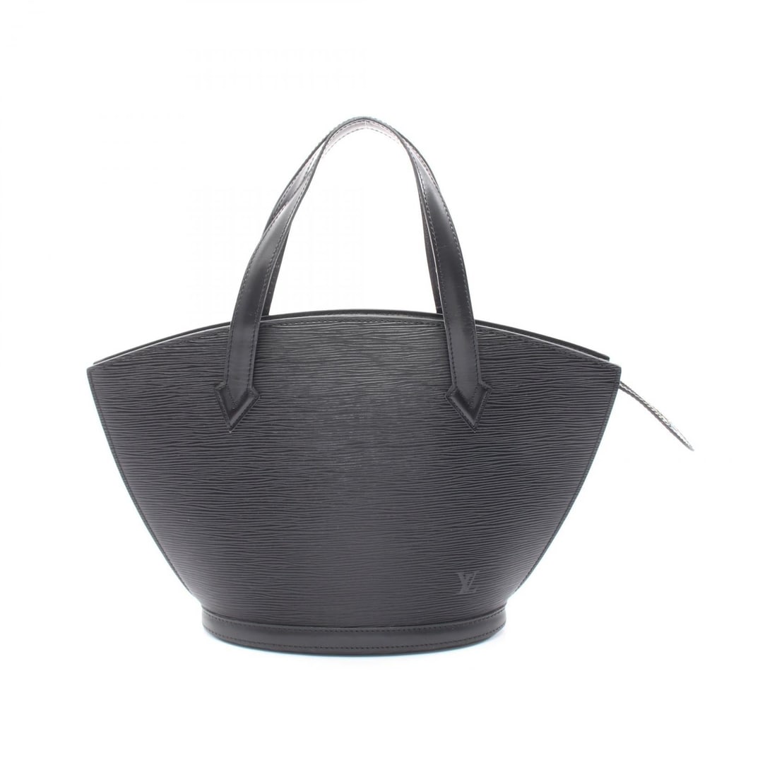 Louis Vuitton Saint-Jacques Epi Noir: Black Epi Saint-Jacques handbag in leather, model M52272. Product no.: VI1924. Size: H24 x W38-23 x D10 cm; handle 43 cm.