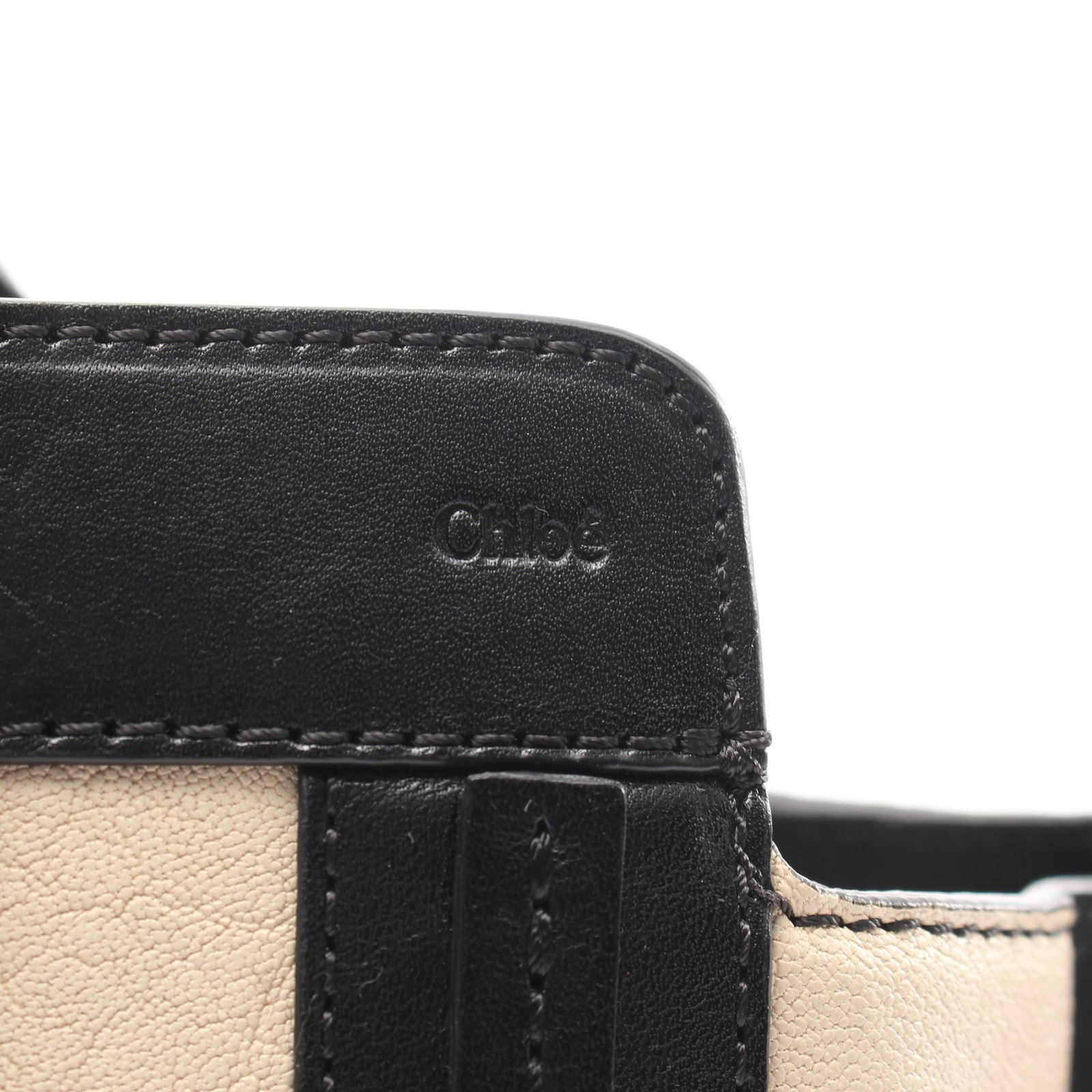 Chloe Allison Tote Beige Black - 4