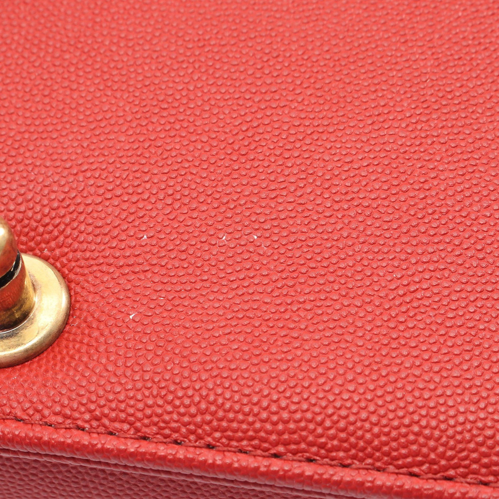 Chanel Boy Chevron Small Red - 8