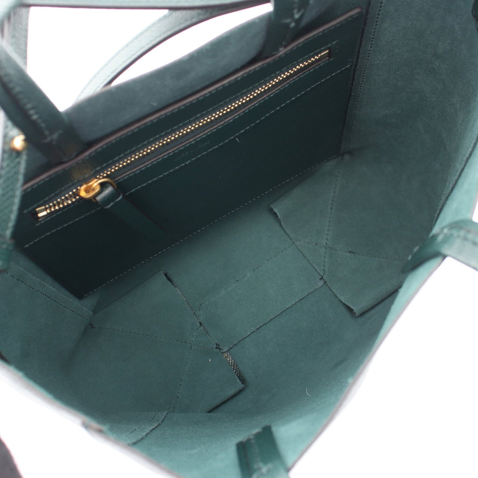 Celine Vertical Small Cabas Green - 3