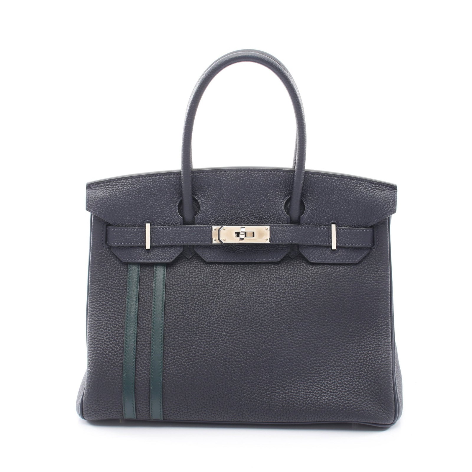 Hermes Birkin 30 Officer Bleu Nuit Vert (1 of 13)