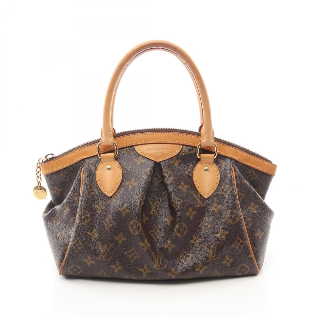 Louis Vuitton Tivoli PM Monogram Brown: Brown Monogram handbag in PVC and leather, model M40143. Product no.: AH0112. Size: H22 x W36-29 x D14 cm; handle 41 cm.