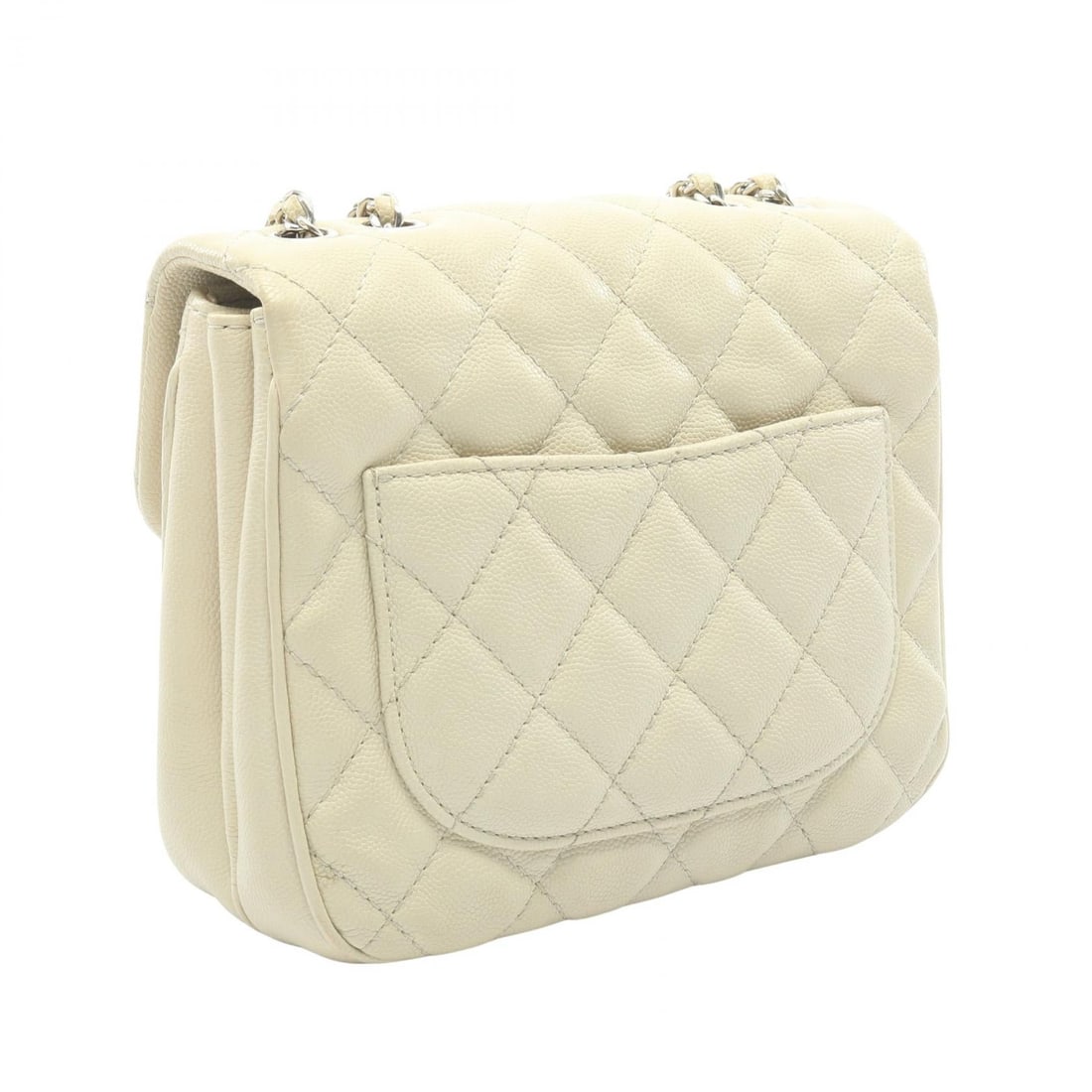 Chanel Small Flap Chain Caviar Ivory - 2