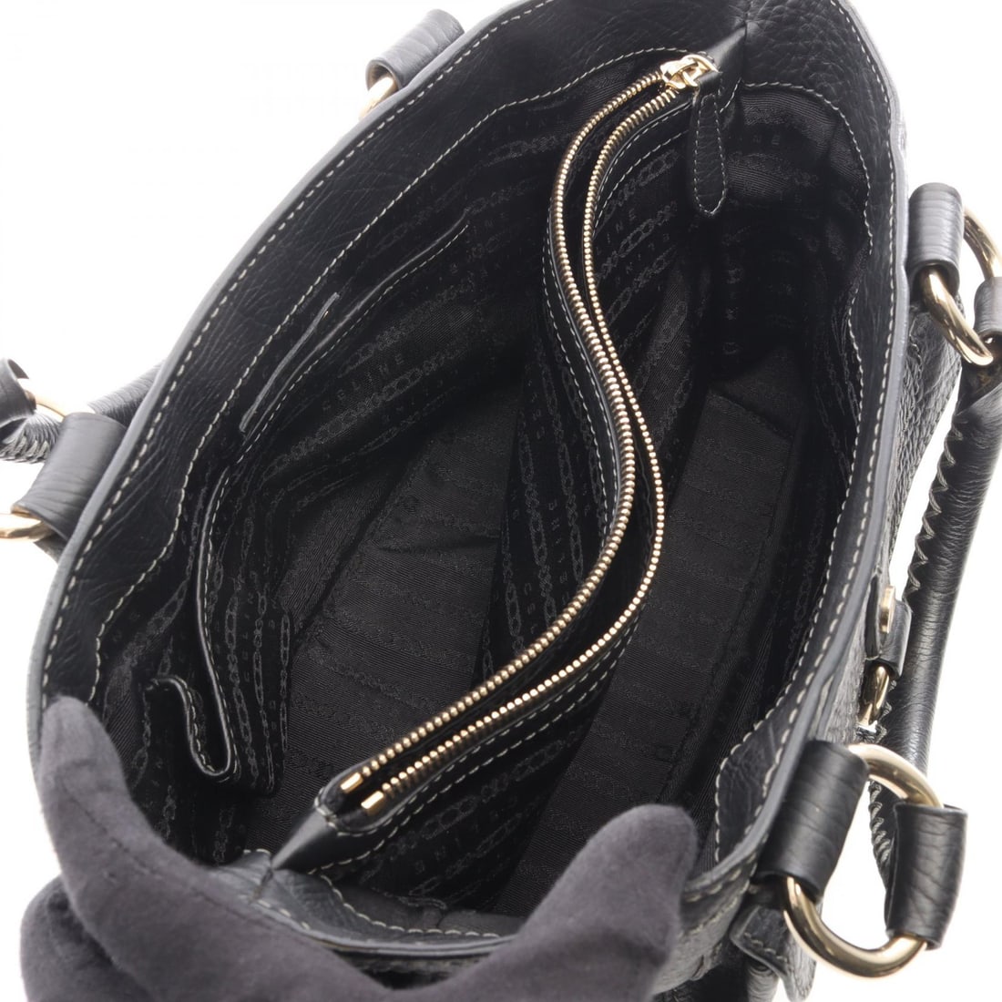 Celine Boogie Bag Leather Black - 3