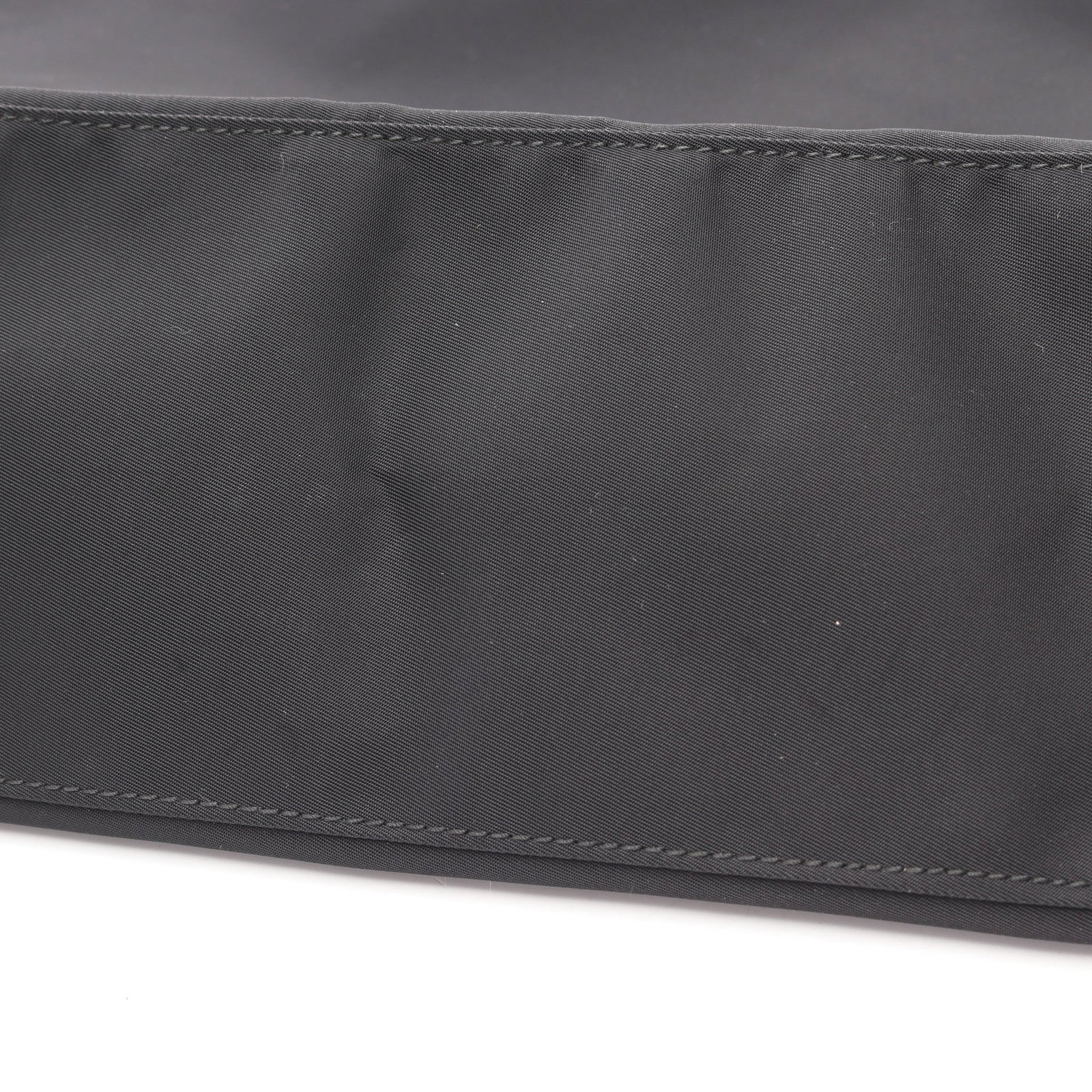Prada Triangle Logo Tote Nylon Black - 5