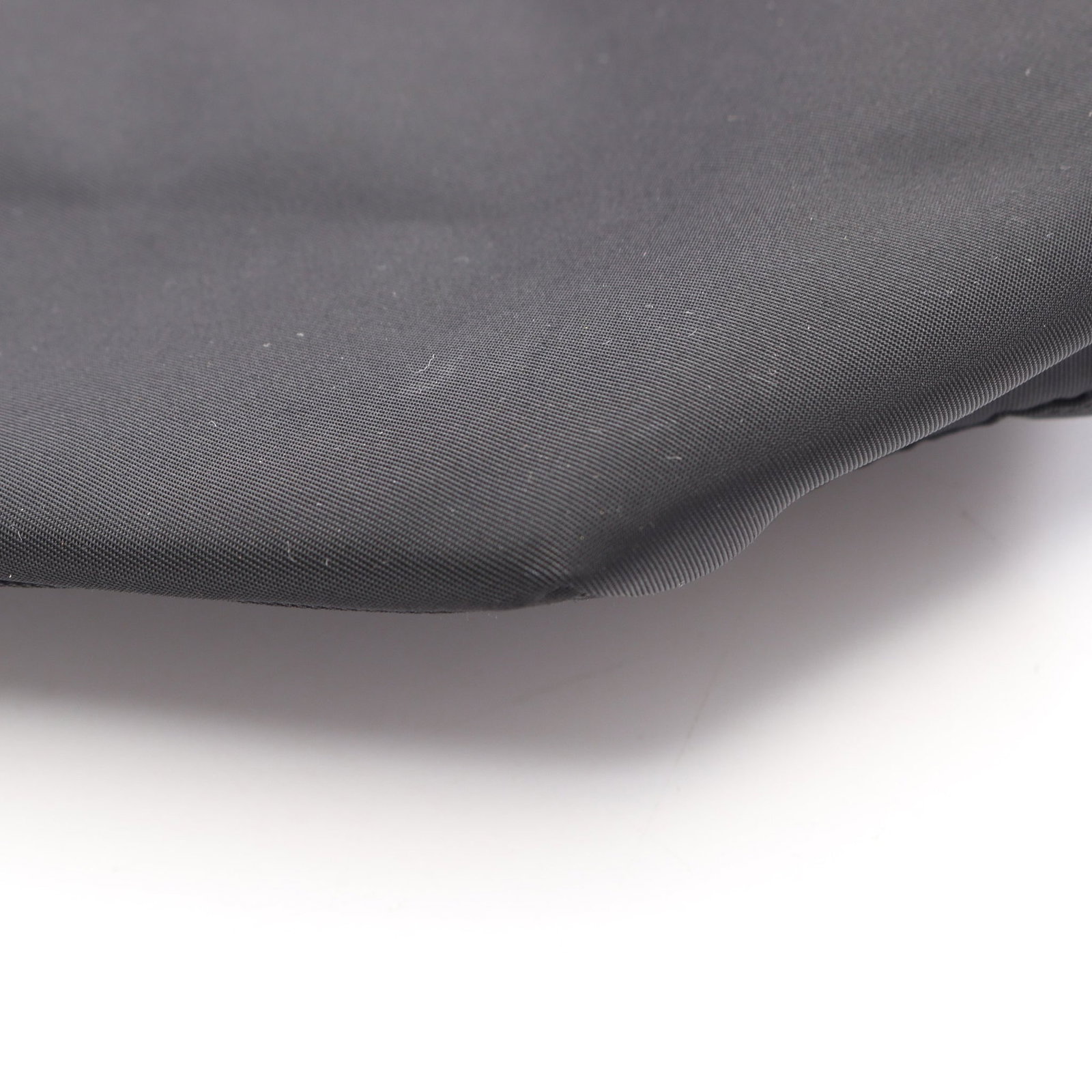 Prada Triangle Logo Tote Nylon Black - 6