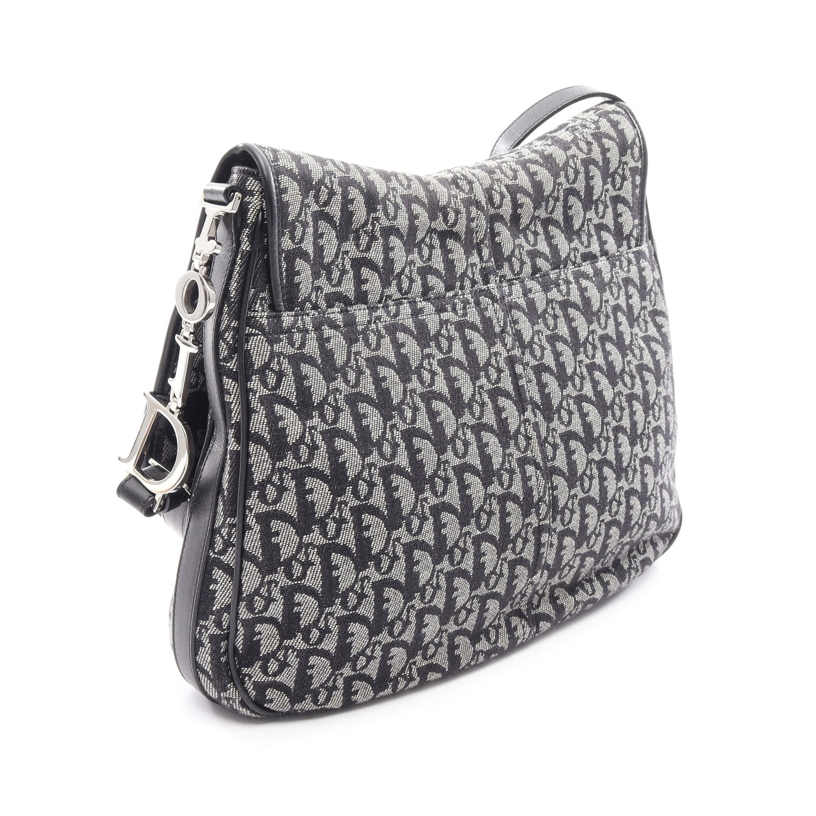 Dior Trotter Shoulder Navy Gray - 2