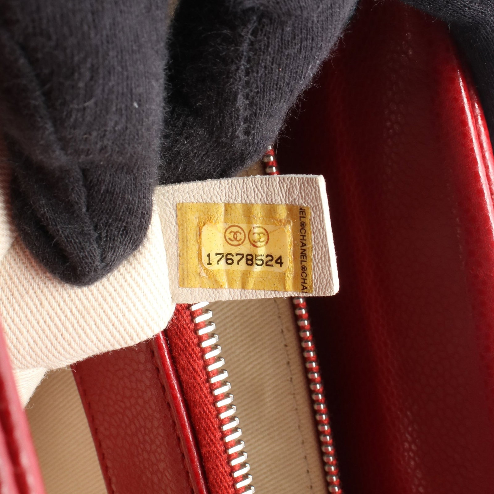 Chanel Coco Mark Chain Tote Caviar Red - 5
