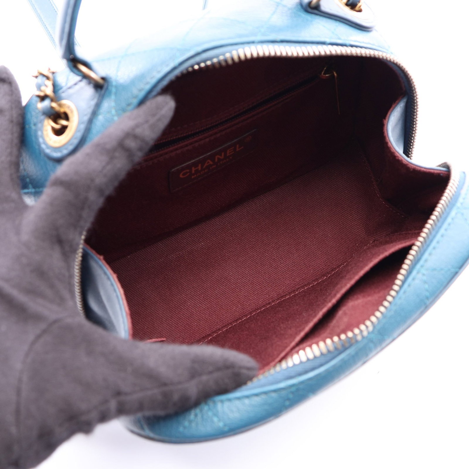Chanel Coco Mark 2Way Blue GHW - 3