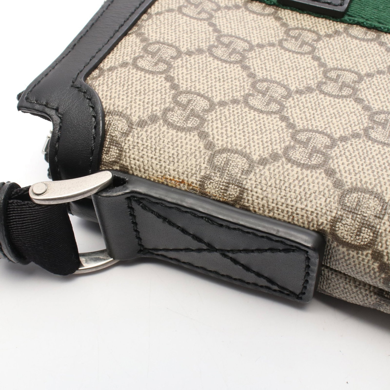 Gucci GG Supreme Web Flat Messenger - 7