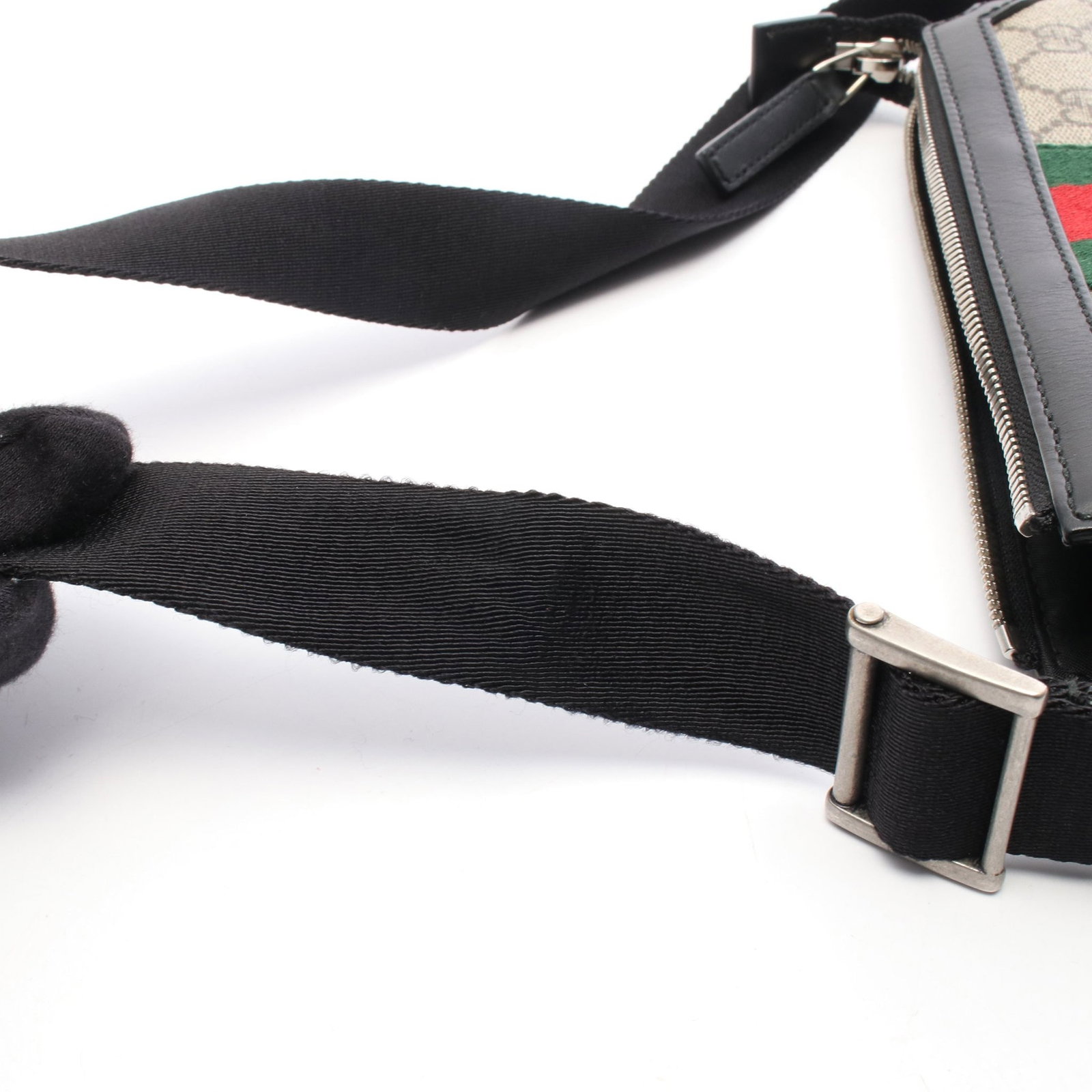 Gucci GG Supreme Web Flat Messenger - 8