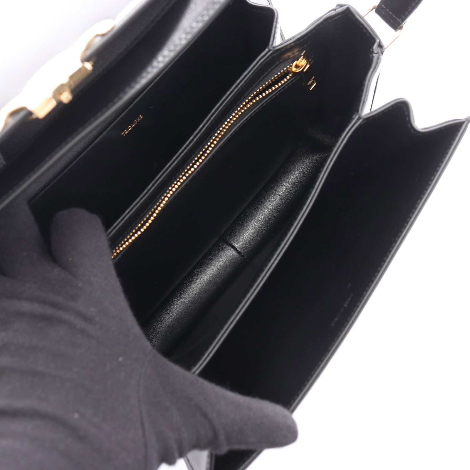 Celine Classic Triomphe Medium Black - 3