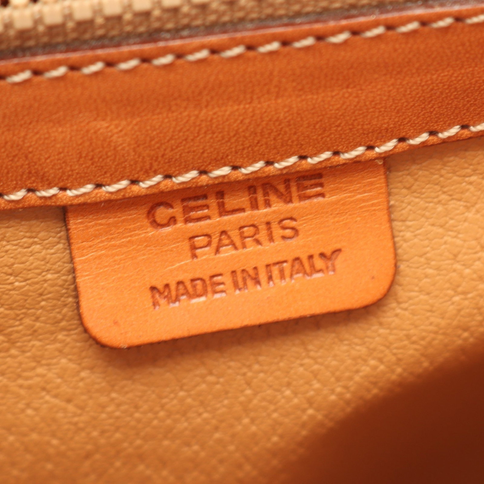 Celine Macadam 2Way Handbag Brown - 4