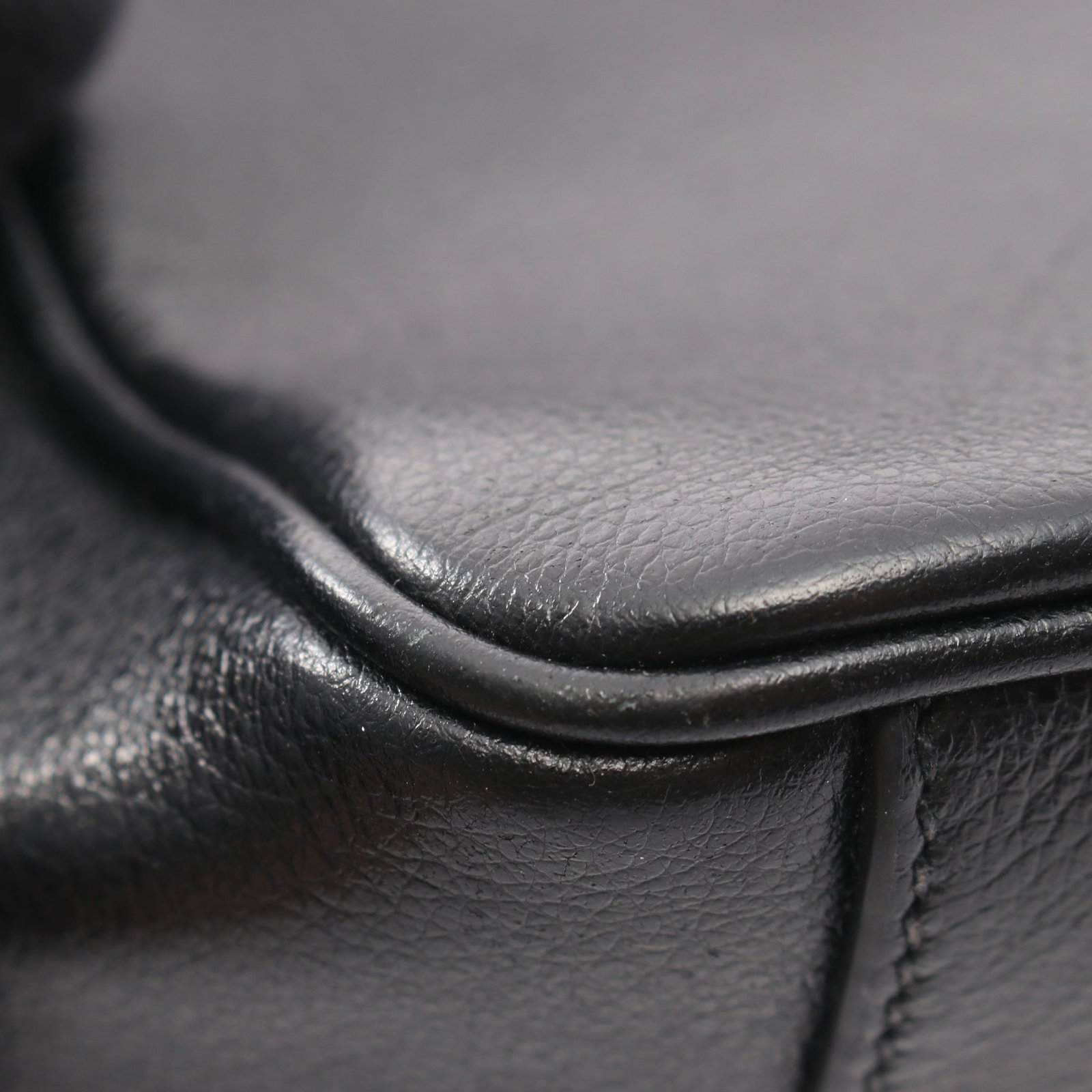 Prada Shoulder Bag Leather Black - 5