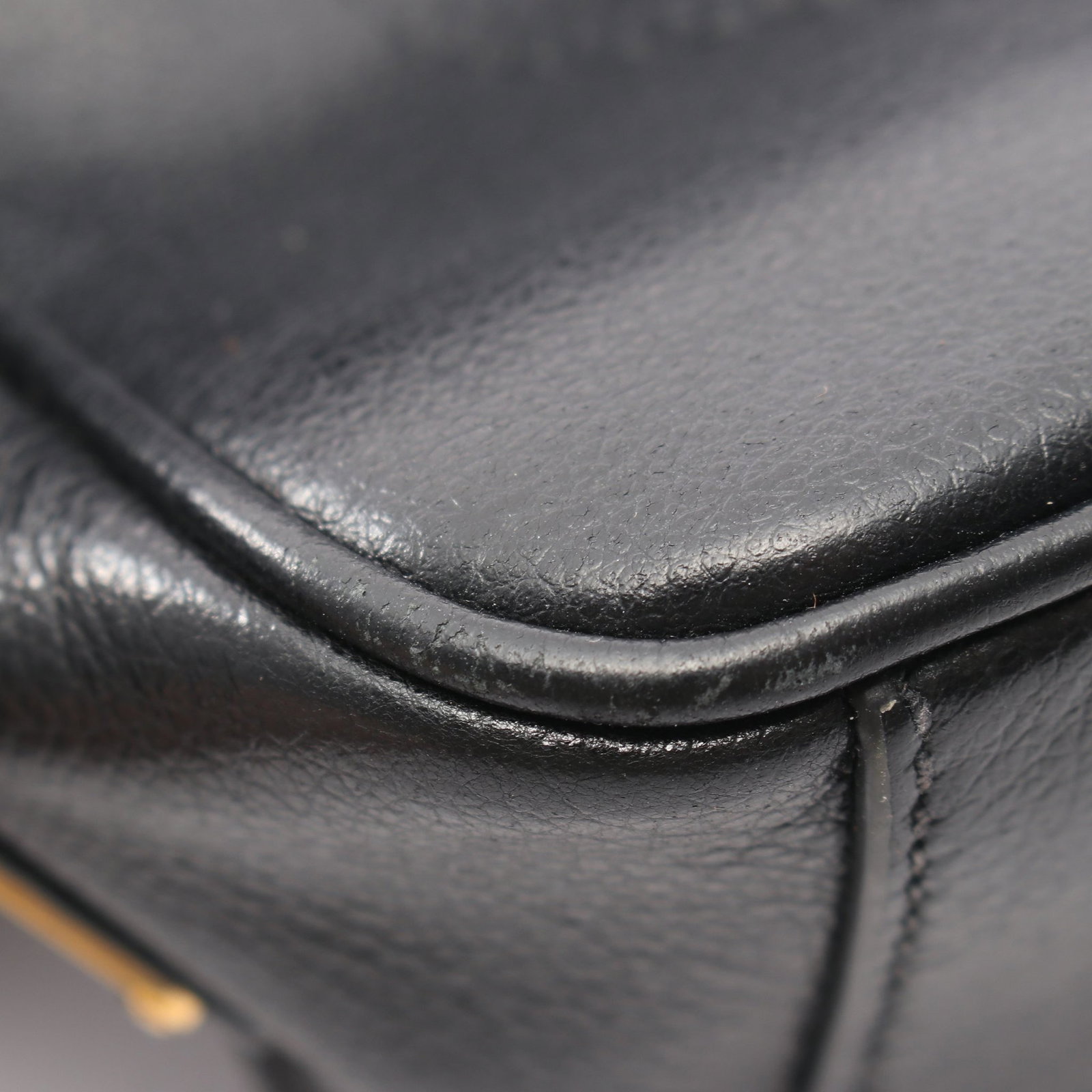 Prada Shoulder Bag Leather Black - 6