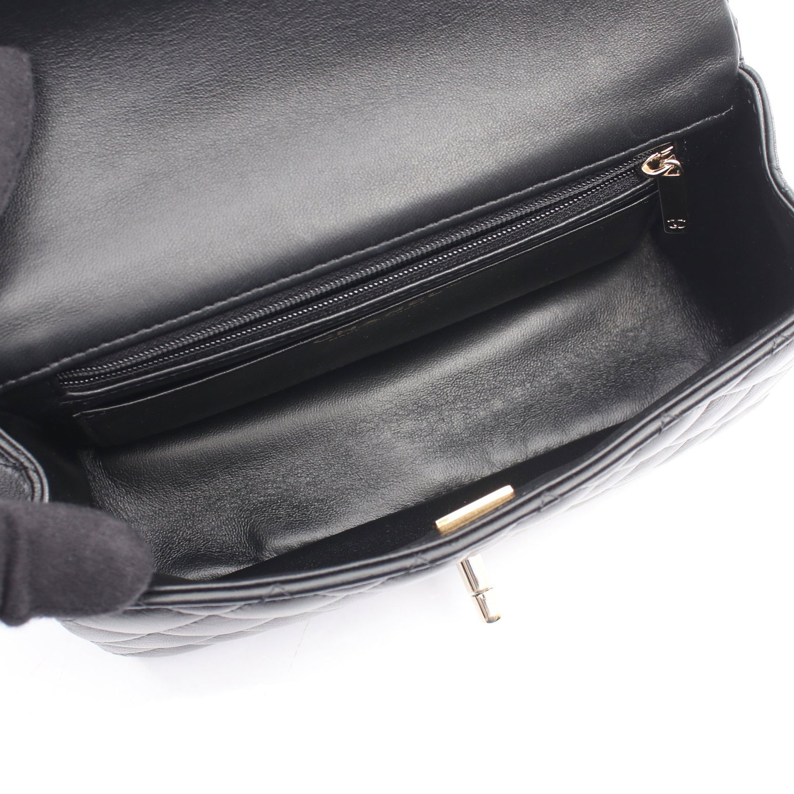Chanel Top Handle Mini Flap Black - 3