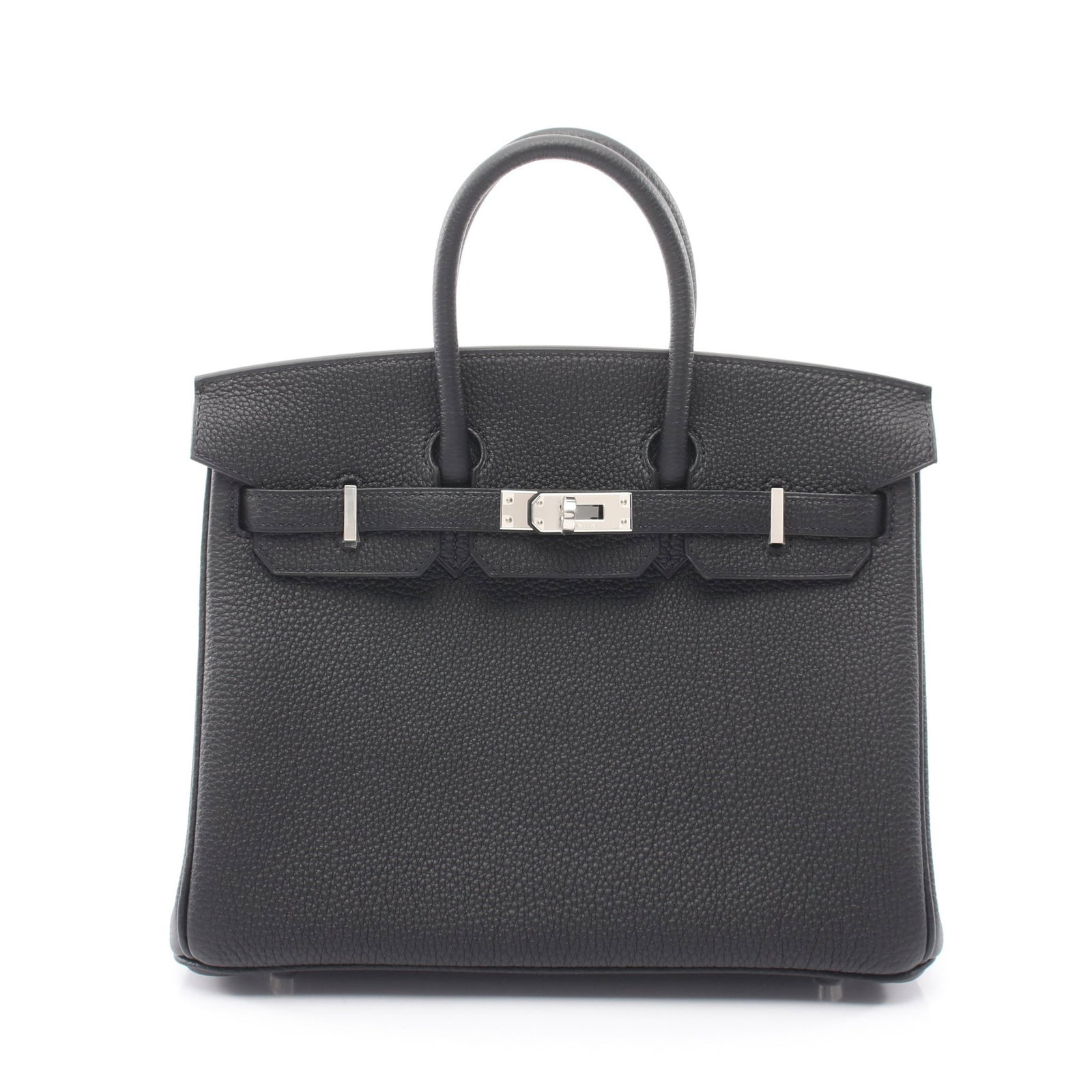 Hermes Birkin 25 Togo Black SHW: Black Birkin 25 handbag in Togo with silver hardware. Accessories: box, storage bags, 2 keys, padlock, crochet. Product no.: G stamp (manufactured around 2026). Size: H20 x W24-25 x D13 cm; handle 25