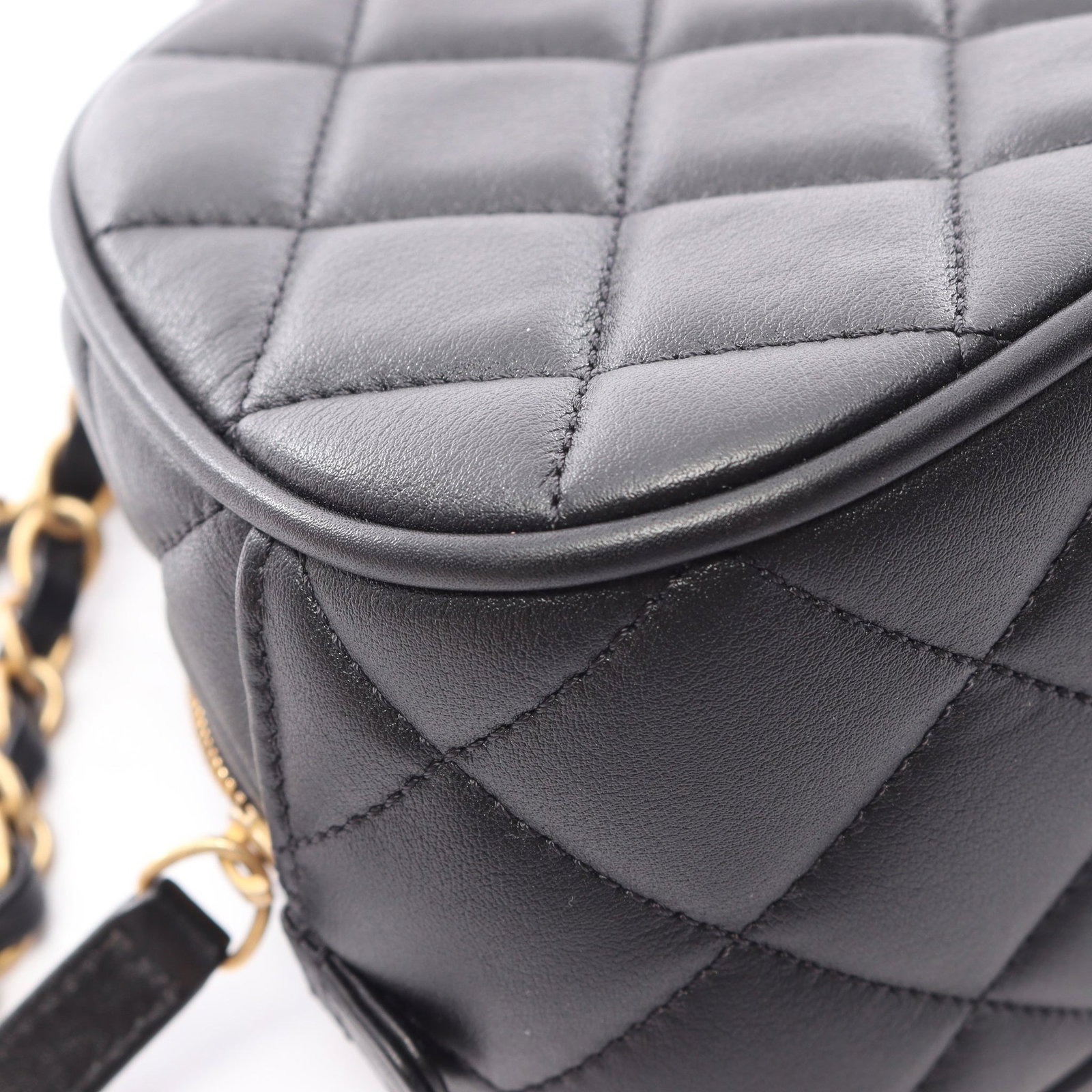 Chanel Mini Bowling 2Way Black GHW - 8