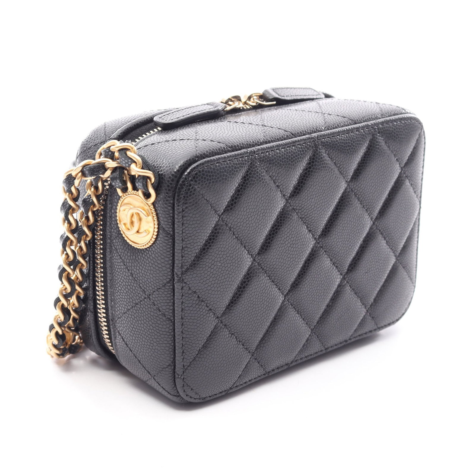 Chanel Mini Camera Caviar Black GHW - 2